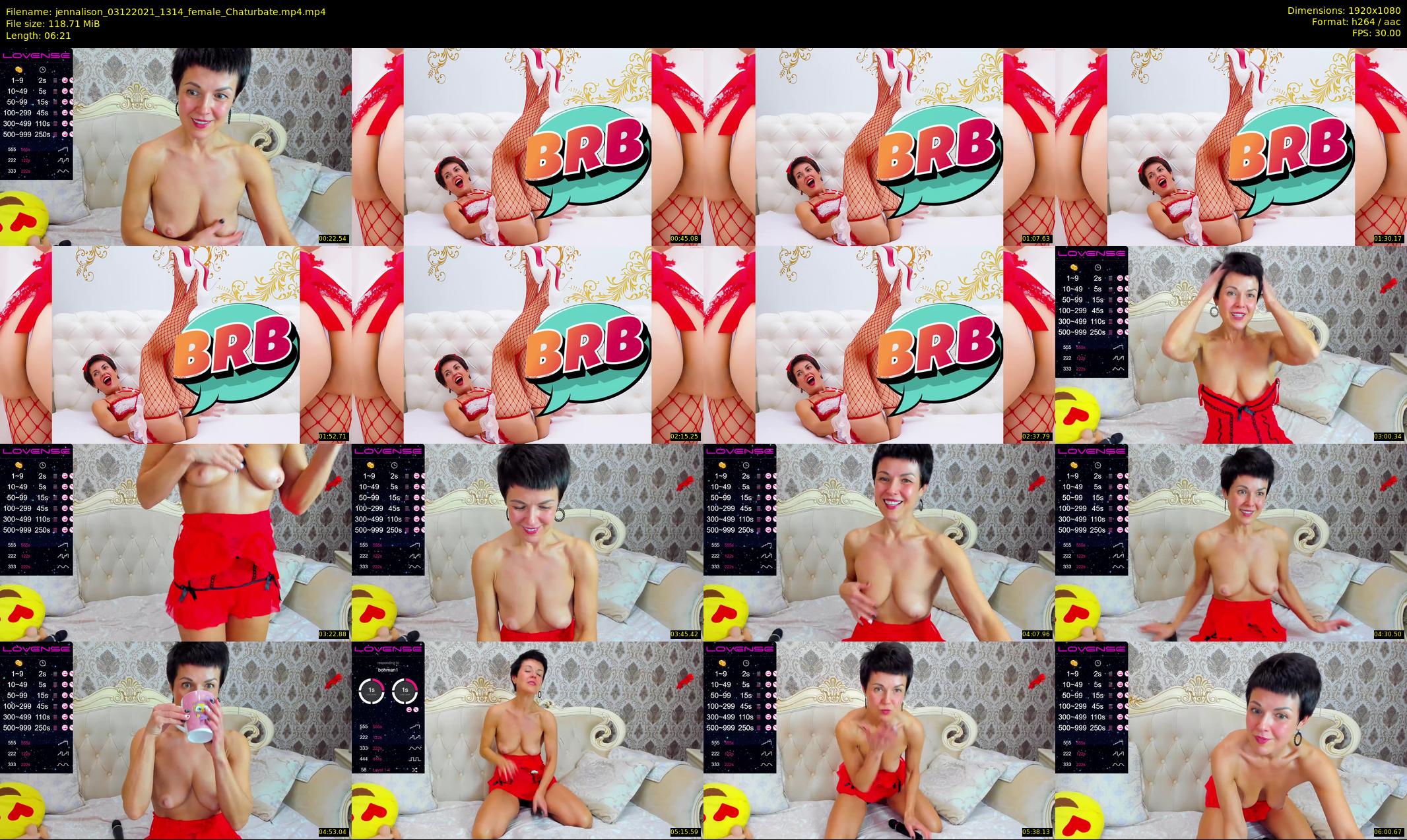 jennalison — 7 minute Chaturbate female cam show recording, 1080p, Dec 3, 2021