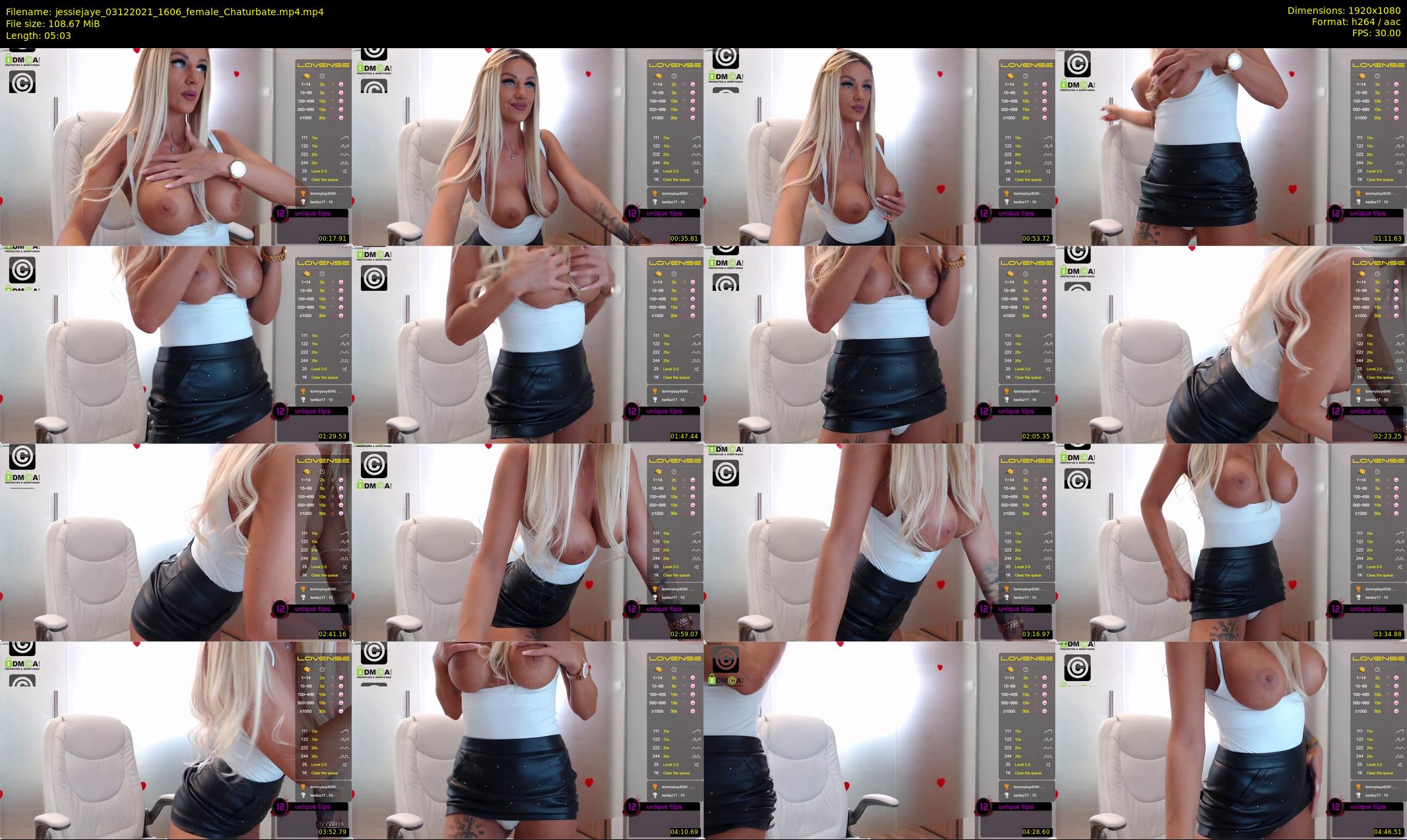 jessiejaye — 6 minute Chaturbate female cam show recording, 1080p, Dec 3, 2021