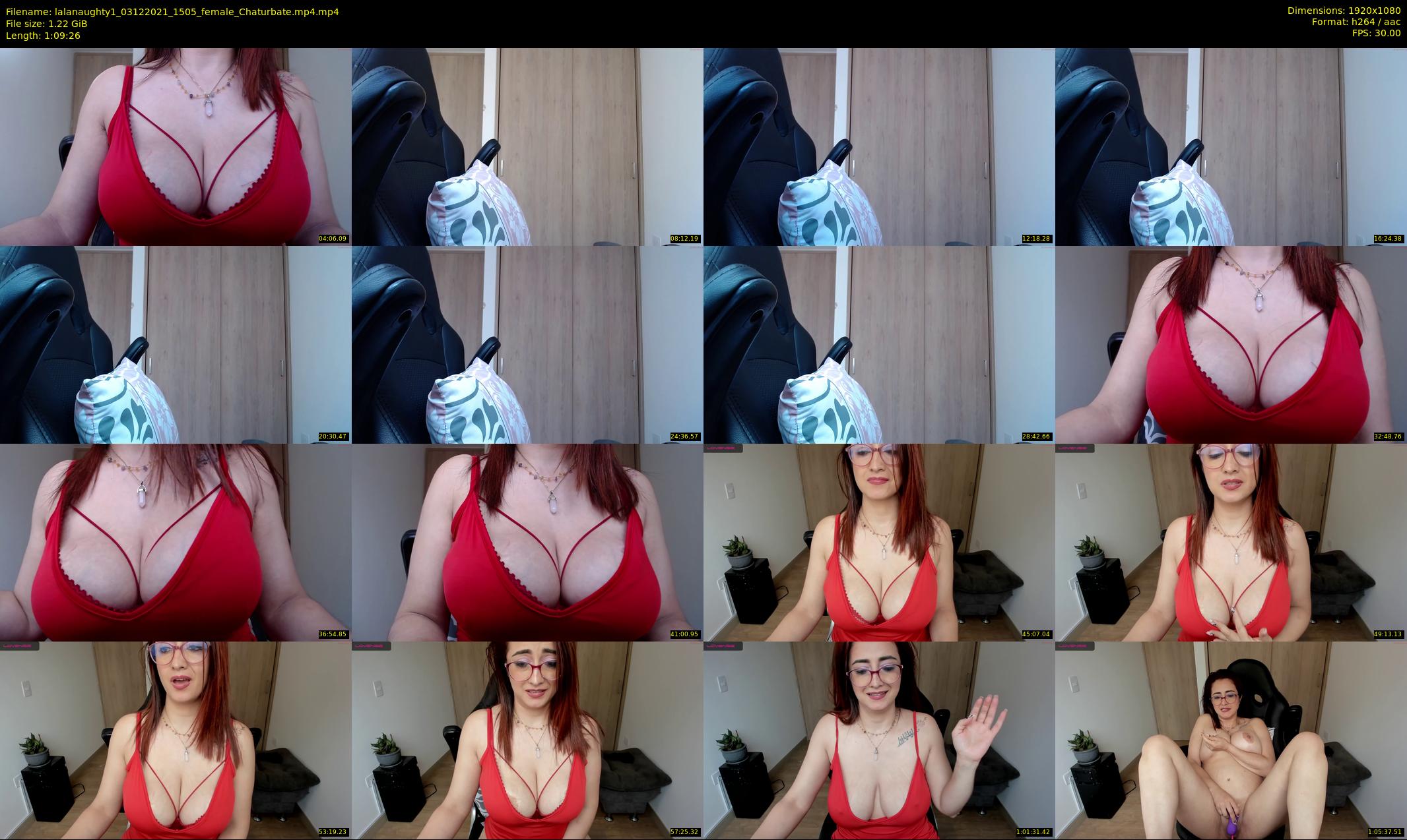 lalanaughty1 — 70 minute Chaturbate female cam show recording, 1080p, Dec 3, 2021