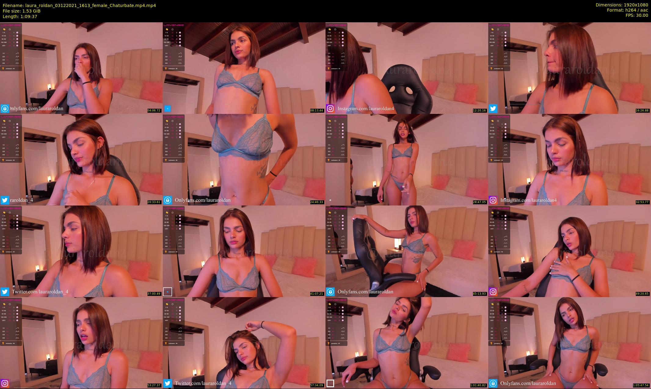 laura_roldan — 70 minute Chaturbate female cam show recording, 1080p, Dec 3, 2021