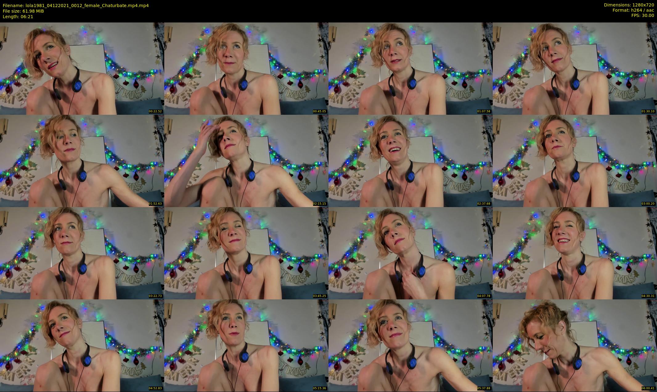 lola1981 — 7 minute Chaturbate female cam show recording, 720p, Dec 4, 2021
