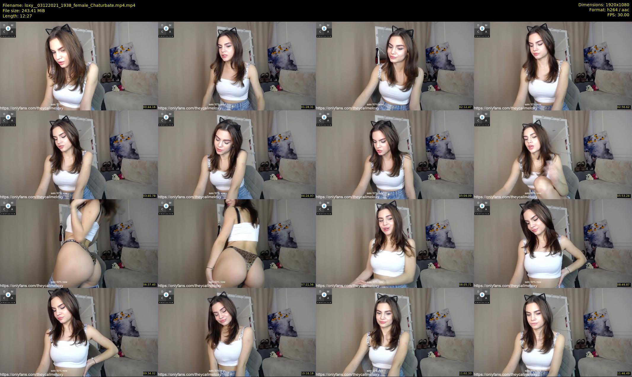 loxy_ — 13 minute Chaturbate female cam show recording, 1080p, Dec 3, 2021