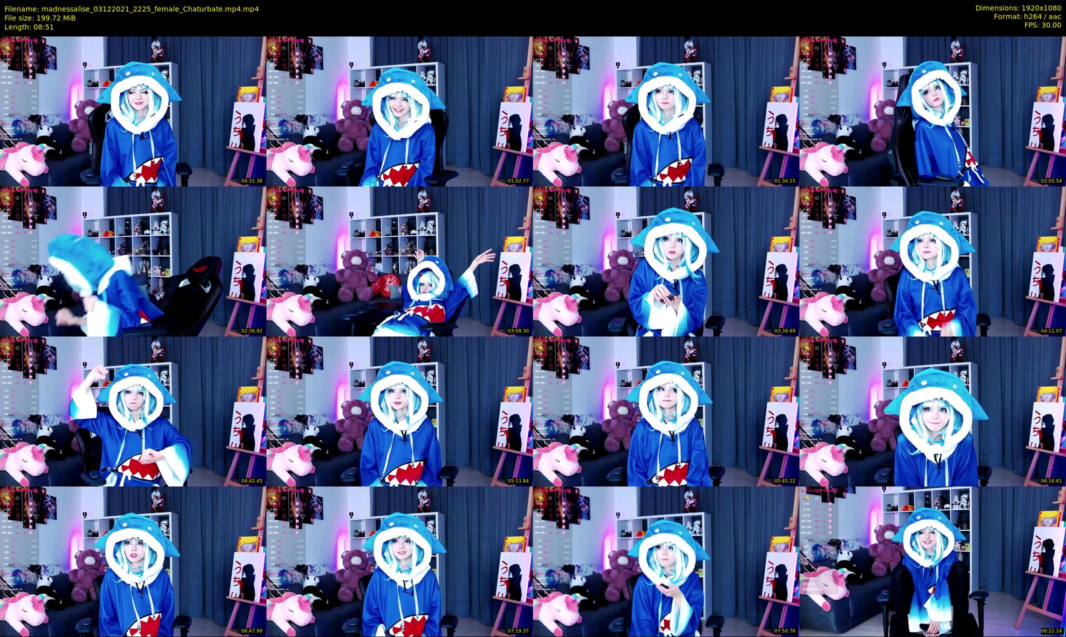 madnessalise — 9 minute Chaturbate female cam show recording, 1080p, Dec 3, 2021