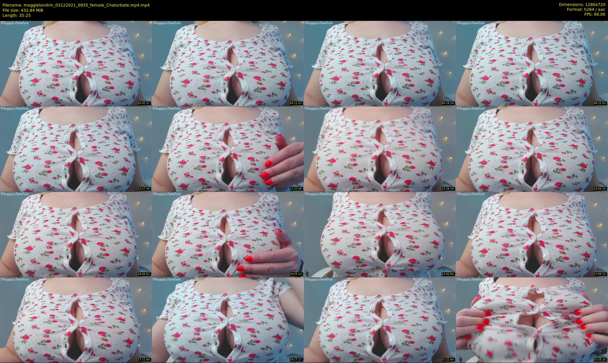 maggielandrin — 36 minute Chaturbate female cam show recording, 720p, Dec 3, 2021