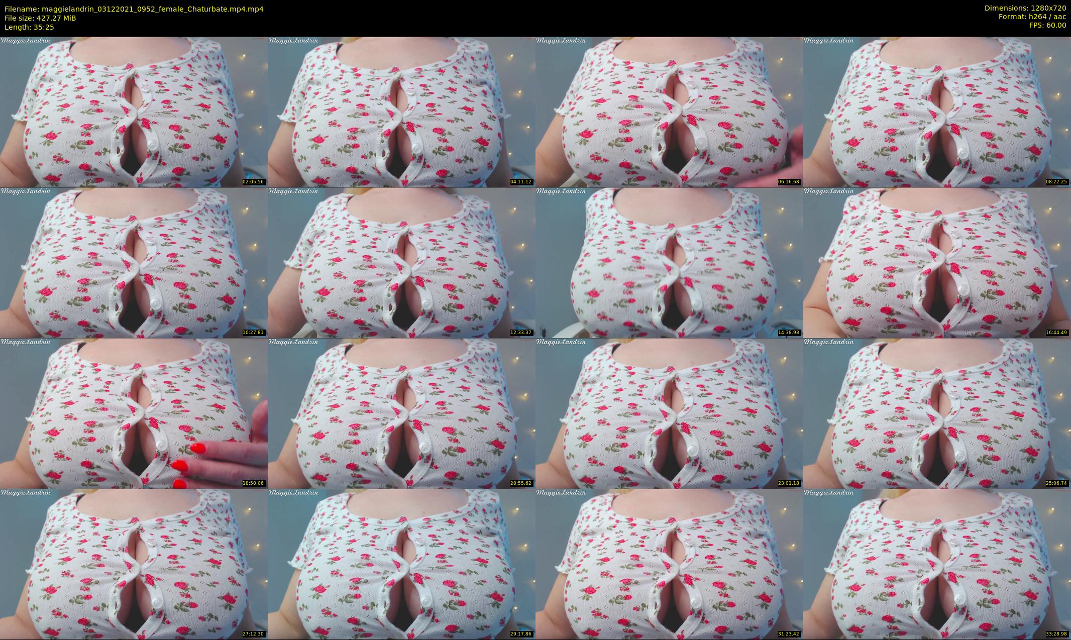 maggielandrin — 36 minute Chaturbate female cam show recording, 720p, Dec 3, 2021