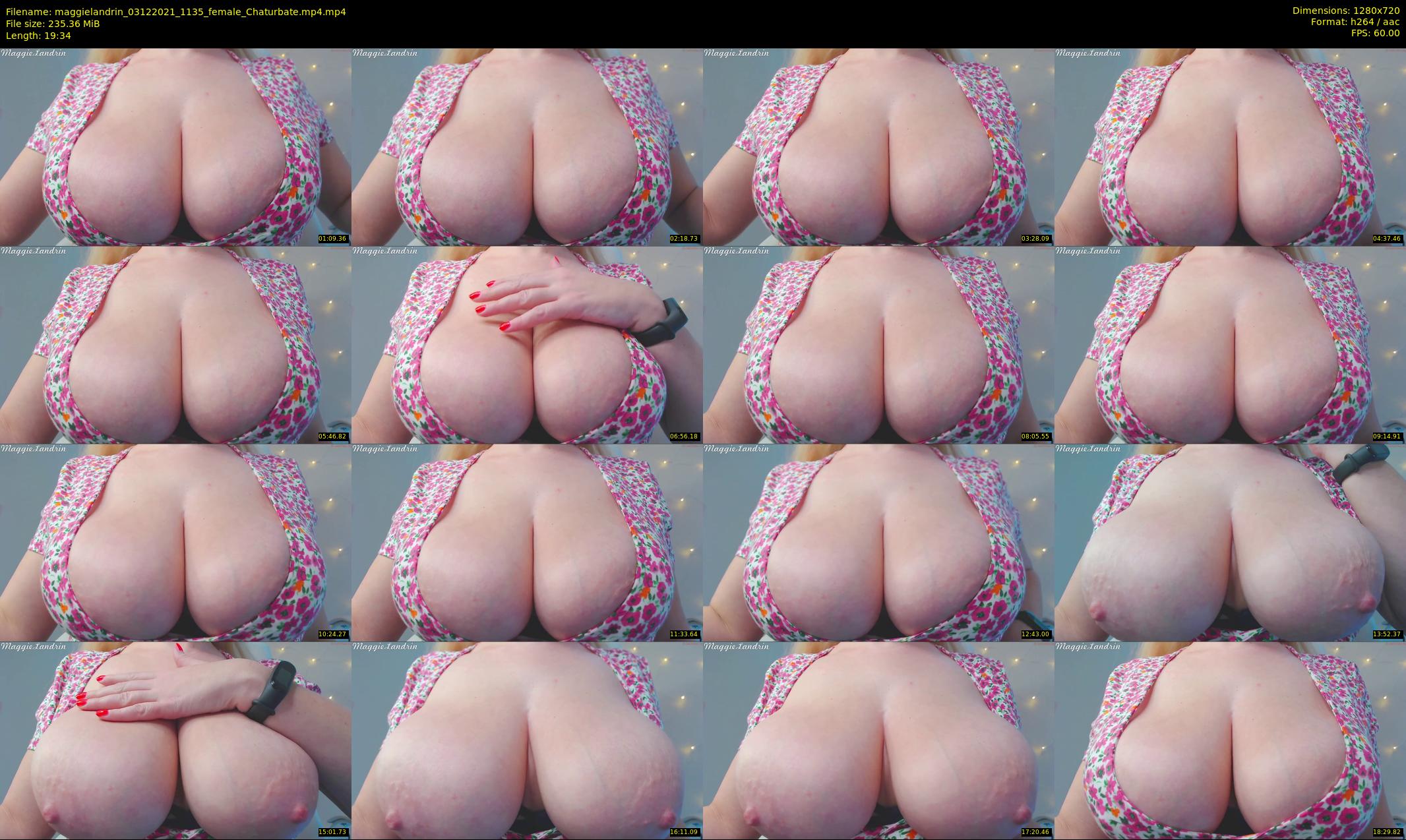 maggielandrin — 20 minute Chaturbate female cam show recording, 720p, Dec 3, 2021