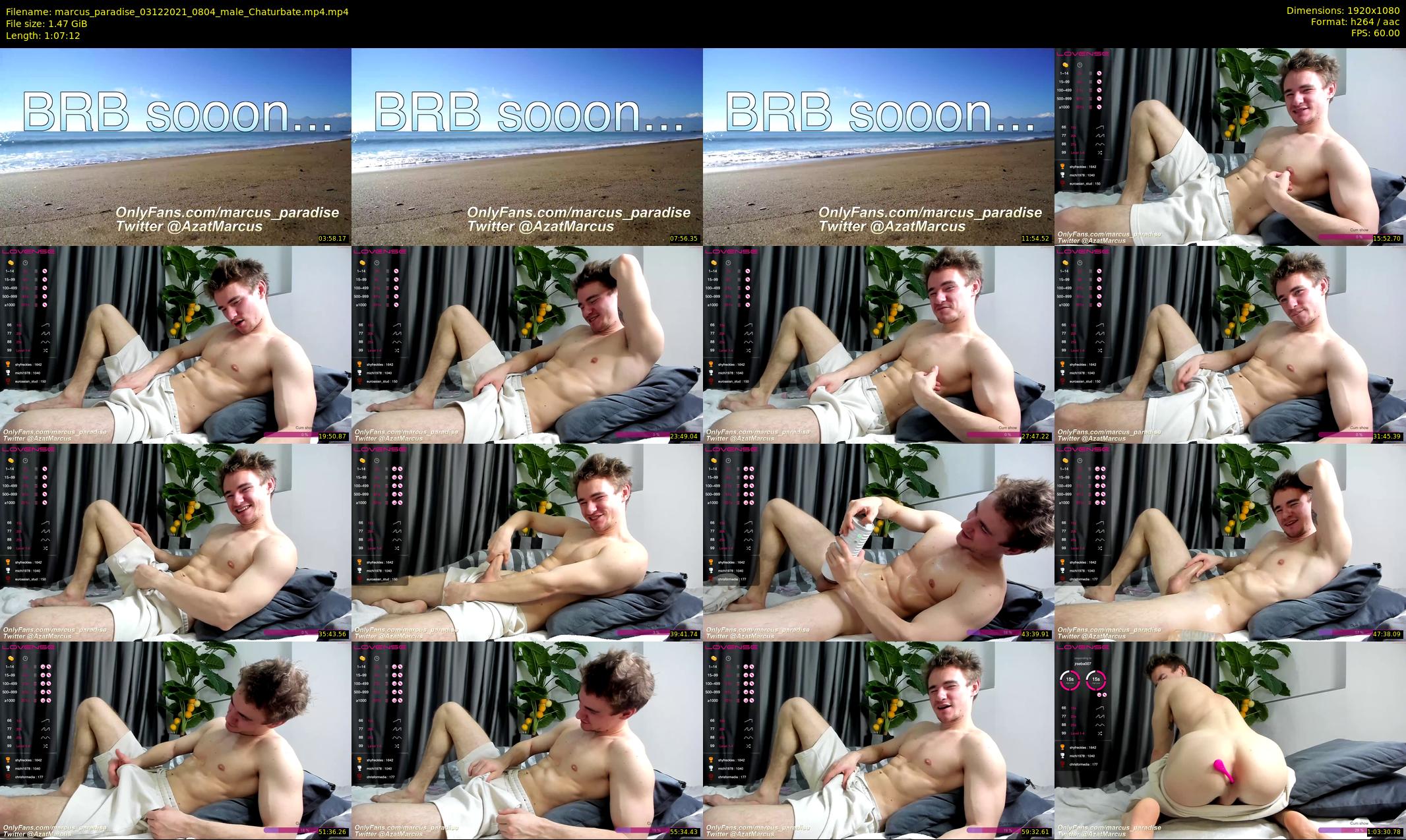 marcus_paradise — 68 minute Chaturbate male cam show recording, 1080p, Dec 3, 2021