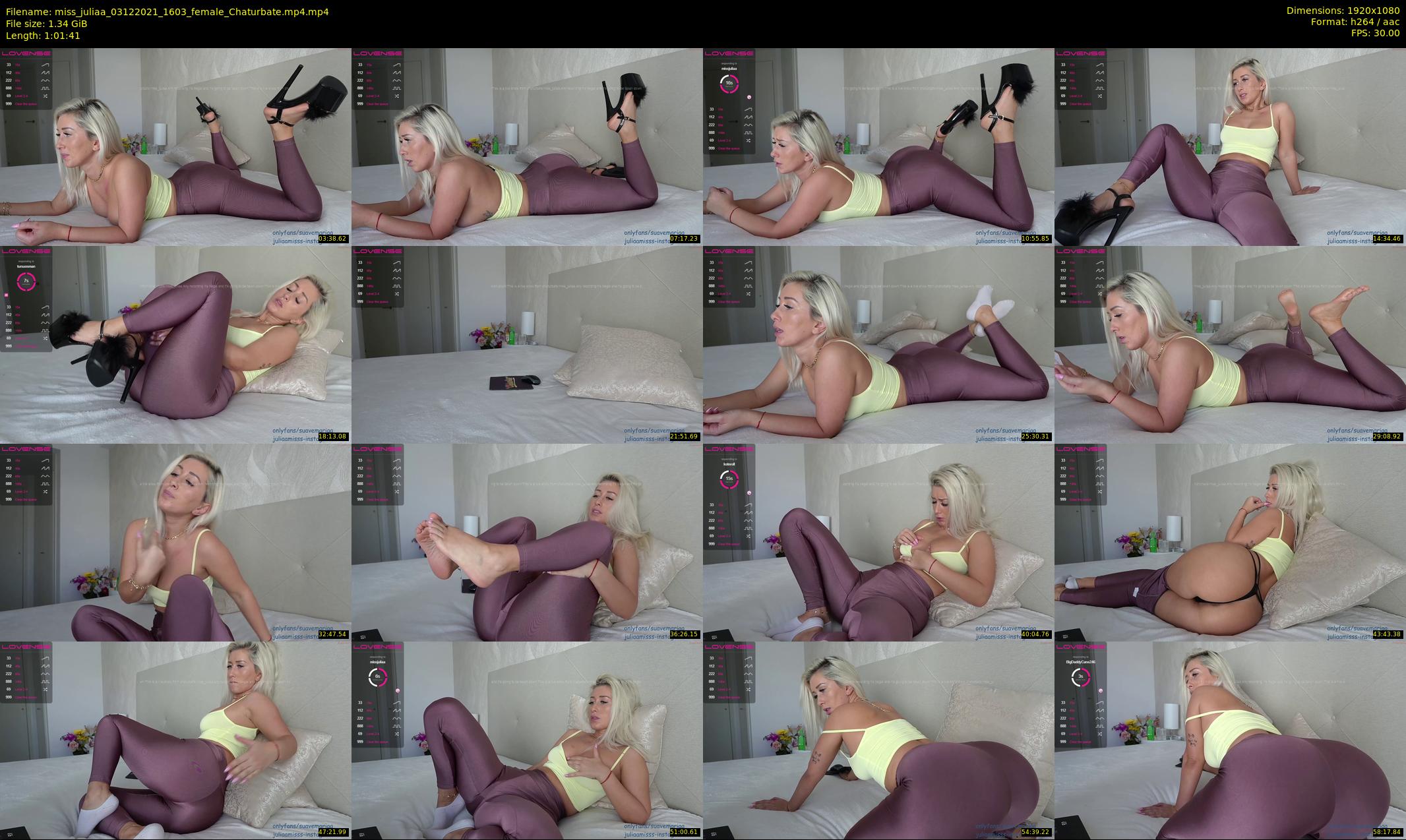 miss_juliaa — 62 minute Chaturbate female cam show recording, 1080p, Dec 3, 2021