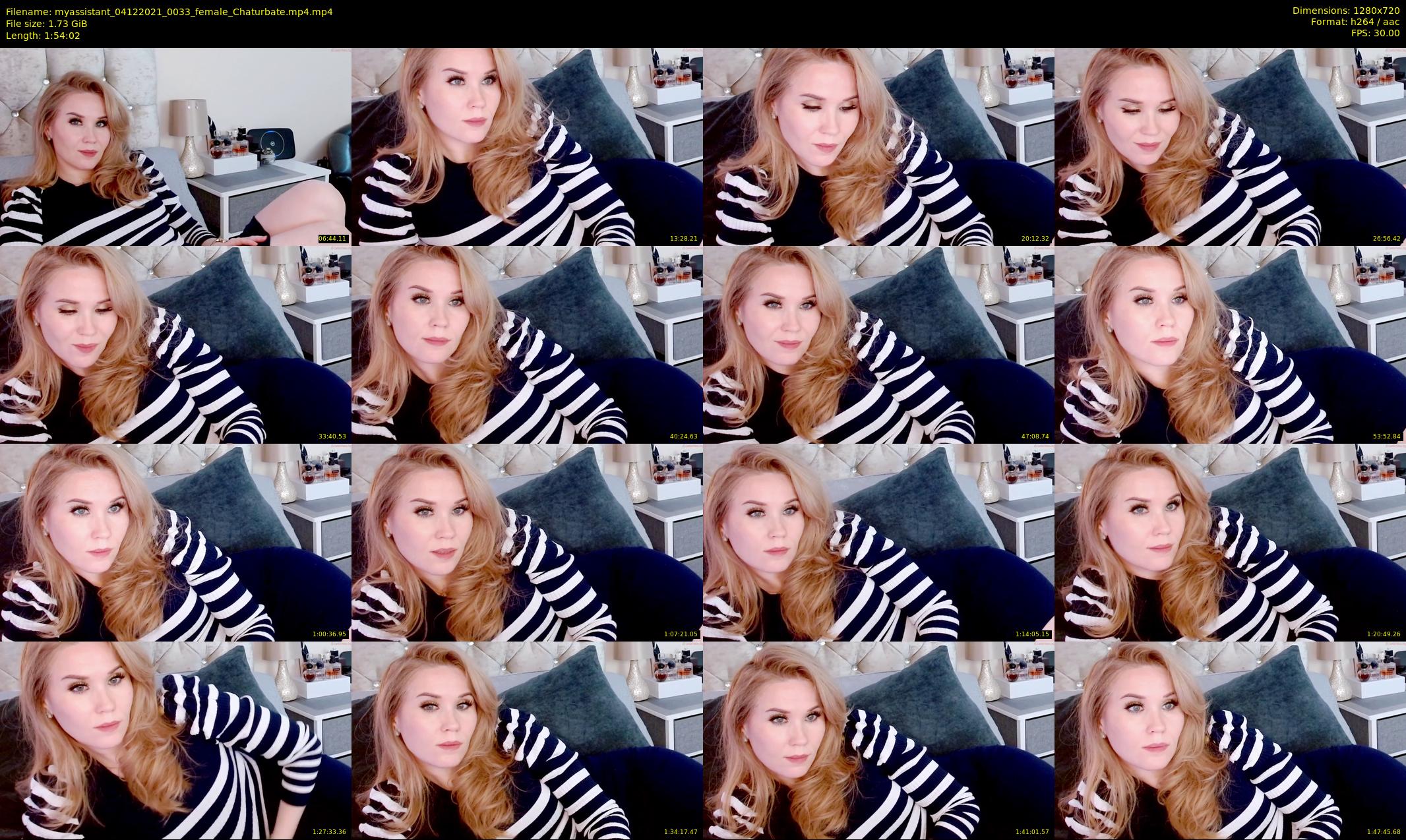 myassistant — 115 minute Chaturbate female cam show recording, 720p, Dec 4, 2021