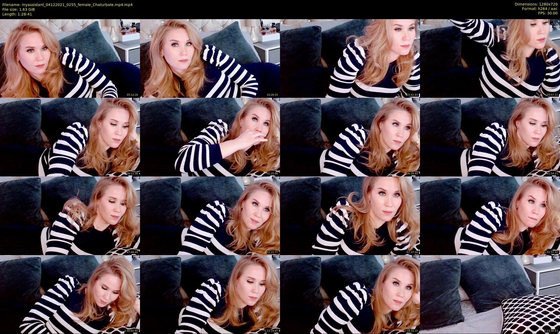 myassistant — 89 minute Chaturbate female cam show recording, 720p, Dec 4, 2021