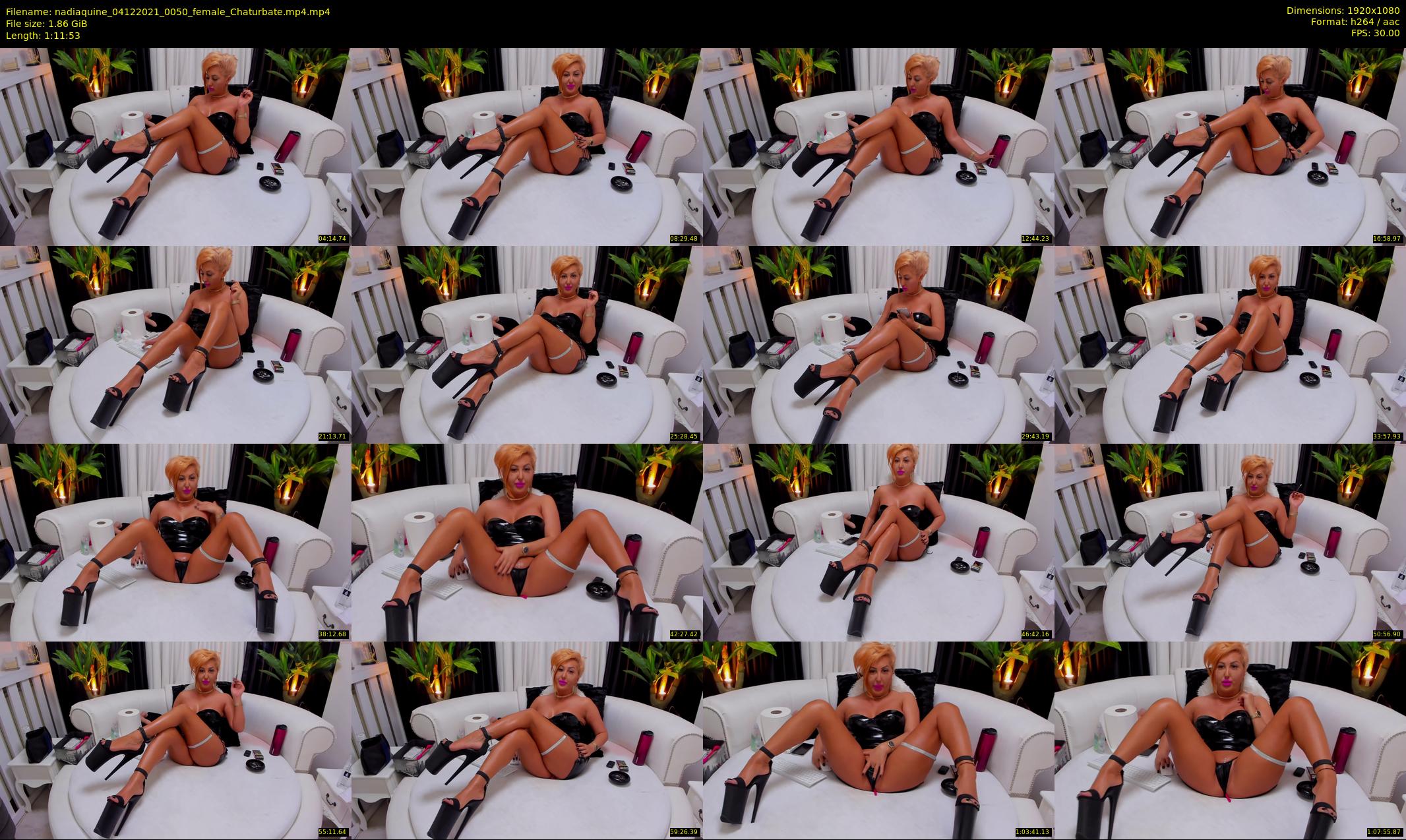 nadiaquine — 72 minute Chaturbate female cam show recording, 1080p, Dec 4, 2021