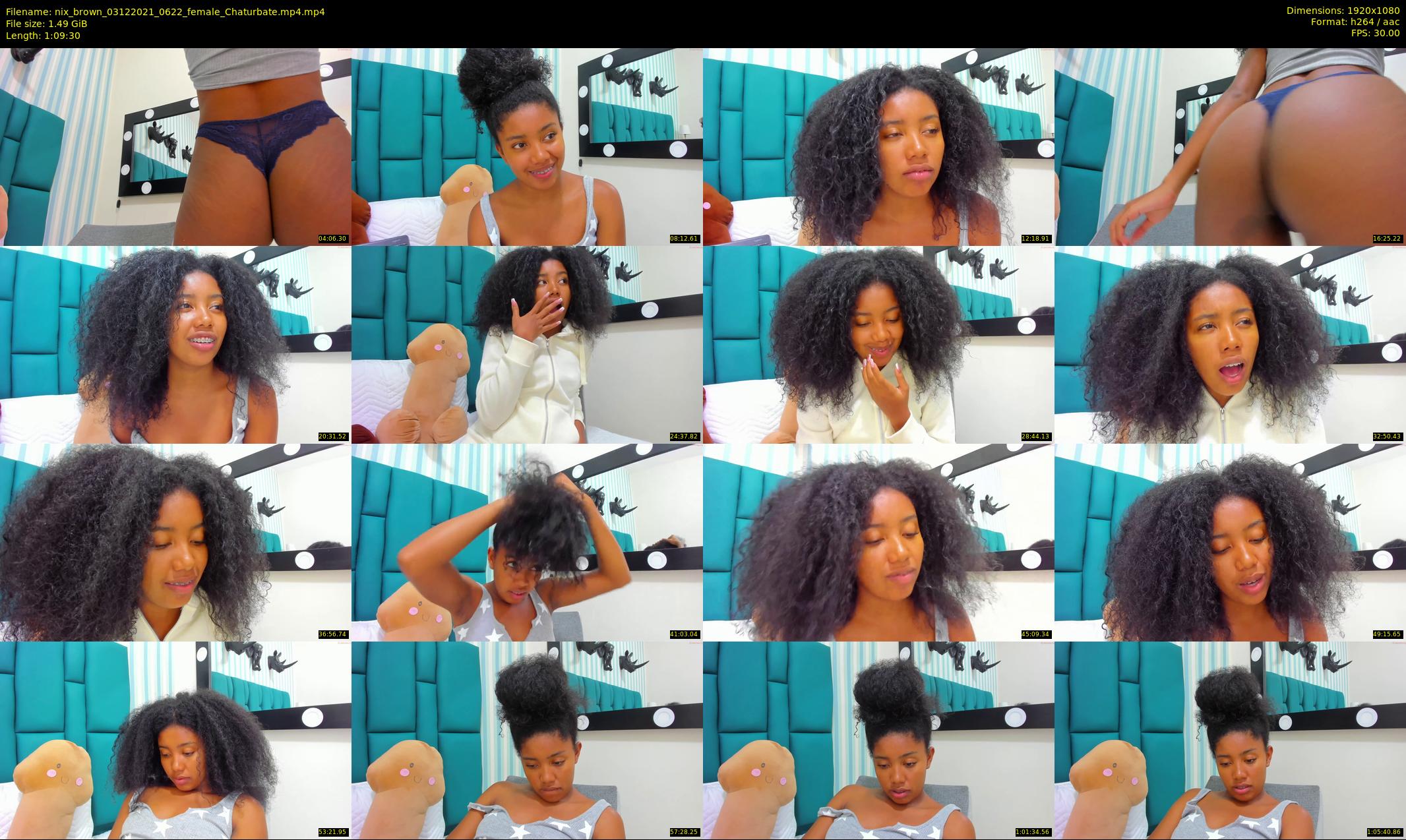 nix_brown — 70 minute Chaturbate female cam show recording, 1080p, Dec 3, 2021