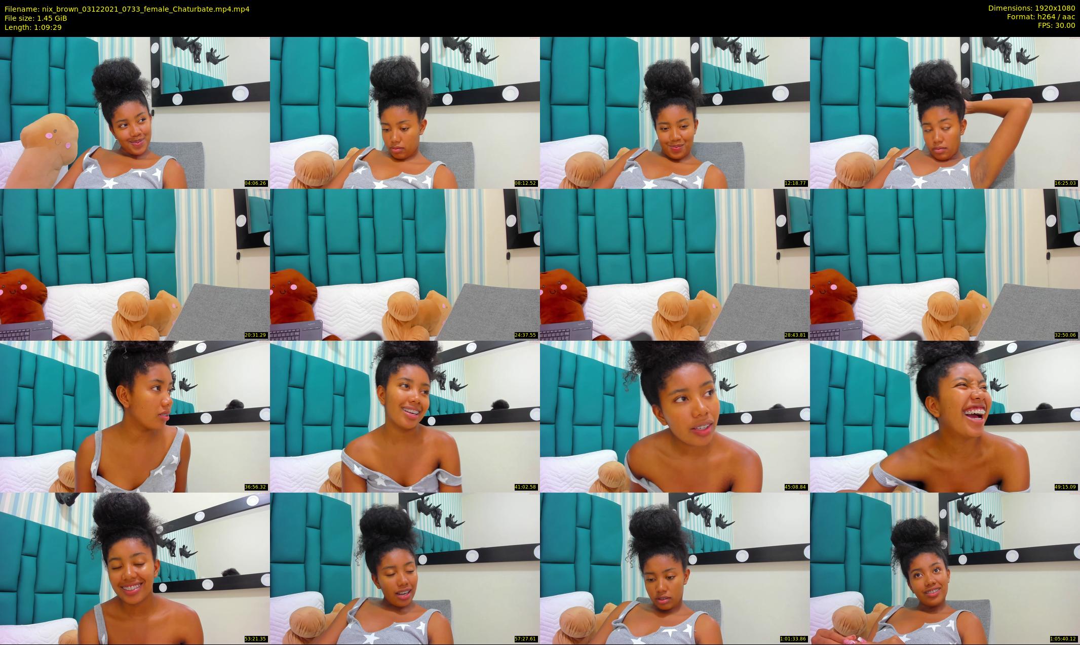 nix_brown — 70 minute Chaturbate female cam show recording, 1080p, Dec 3, 2021