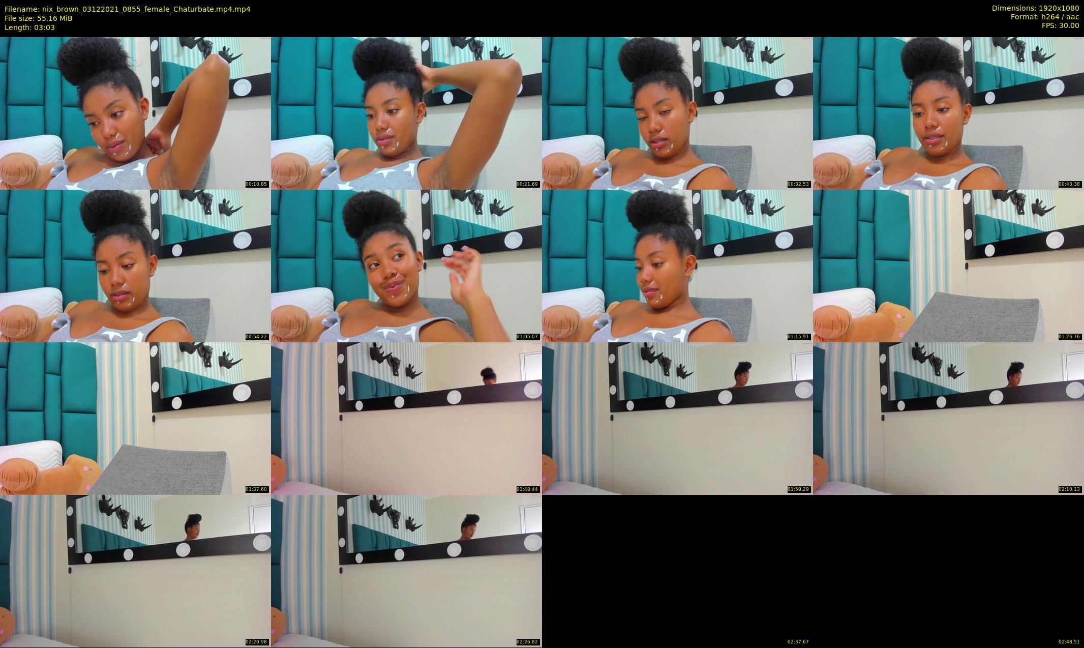 nix_brown — 4 minute Chaturbate female cam show recording, 1080p, Dec 3, 2021