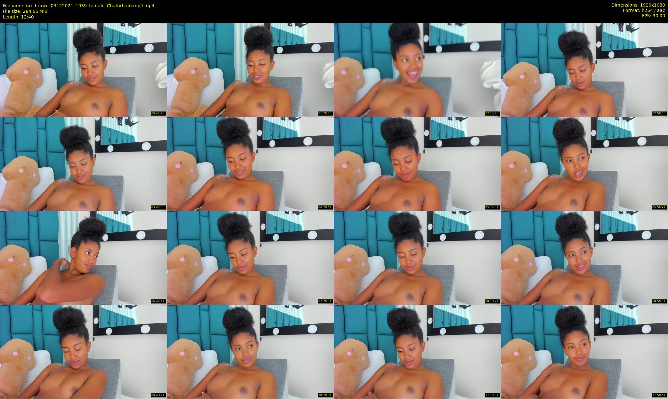 nix_brown — 13 minute Chaturbate female cam show recording, 1080p, Dec 3, 2021