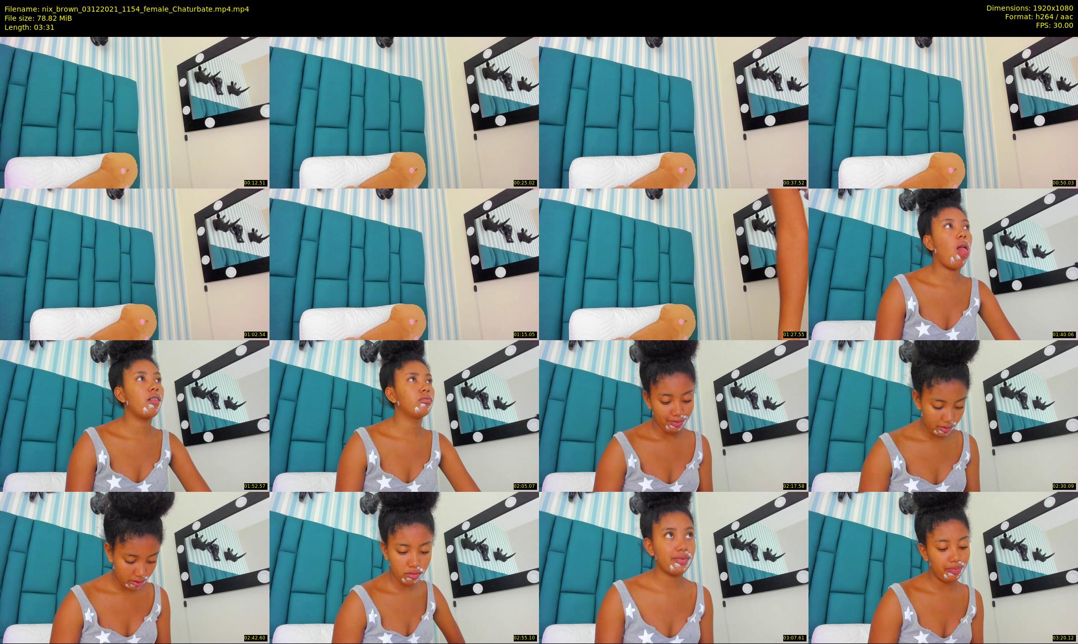 nix_brown — 4 minute Chaturbate female cam show recording, 1080p, Dec 3, 2021