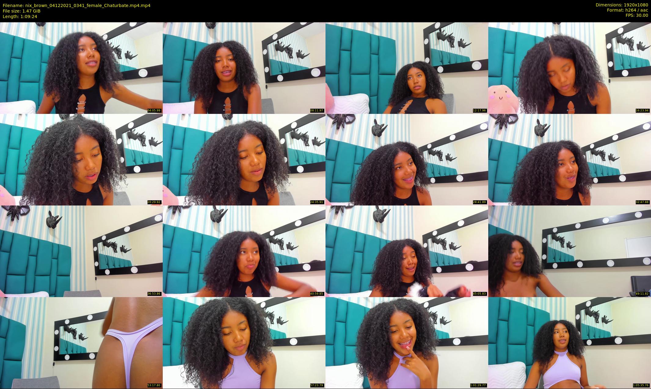 nix_brown — 70 minute Chaturbate female cam show recording, 1080p, Dec 4, 2021