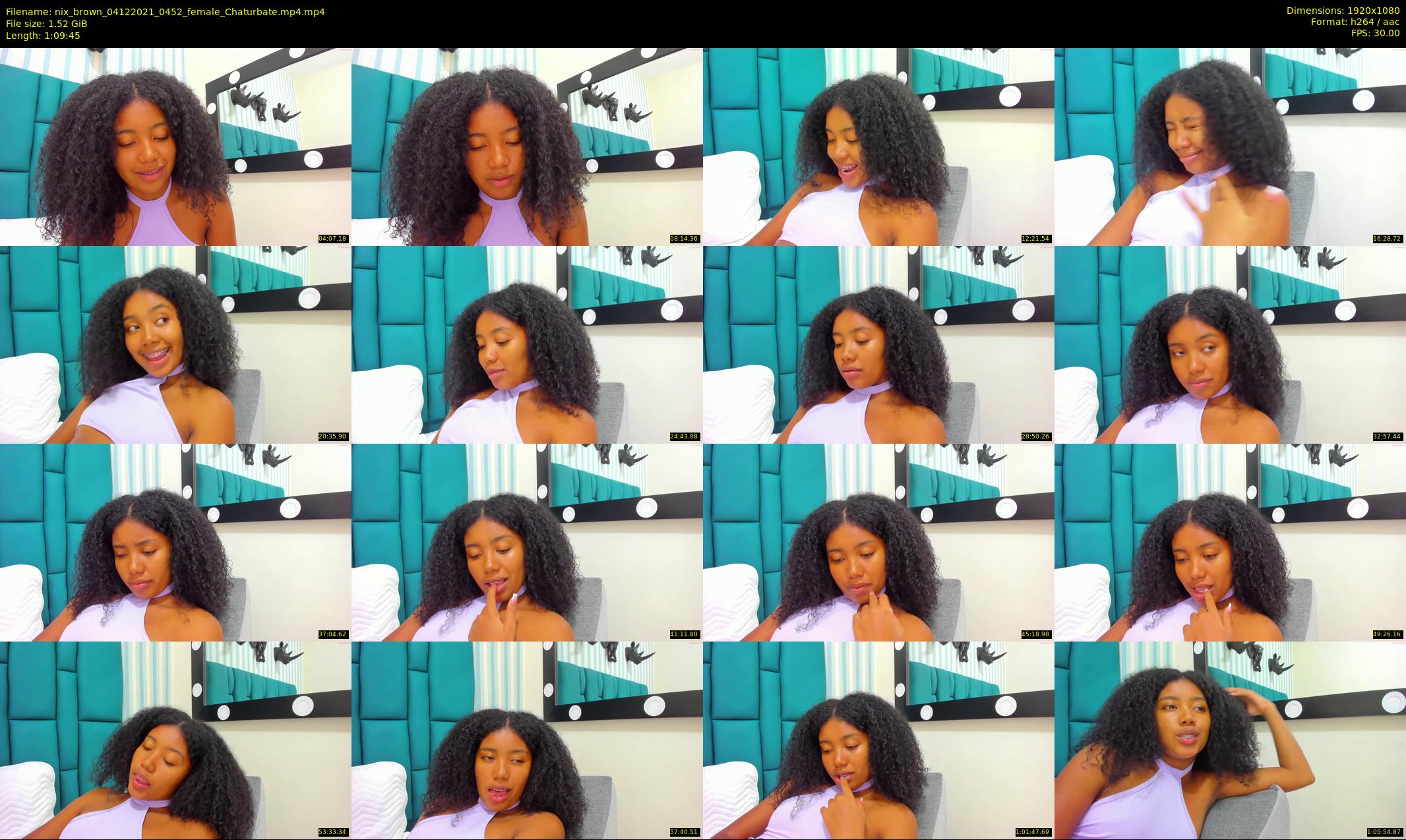 nix_brown — 70 minute Chaturbate female cam show recording, 1080p, Dec 4, 2021