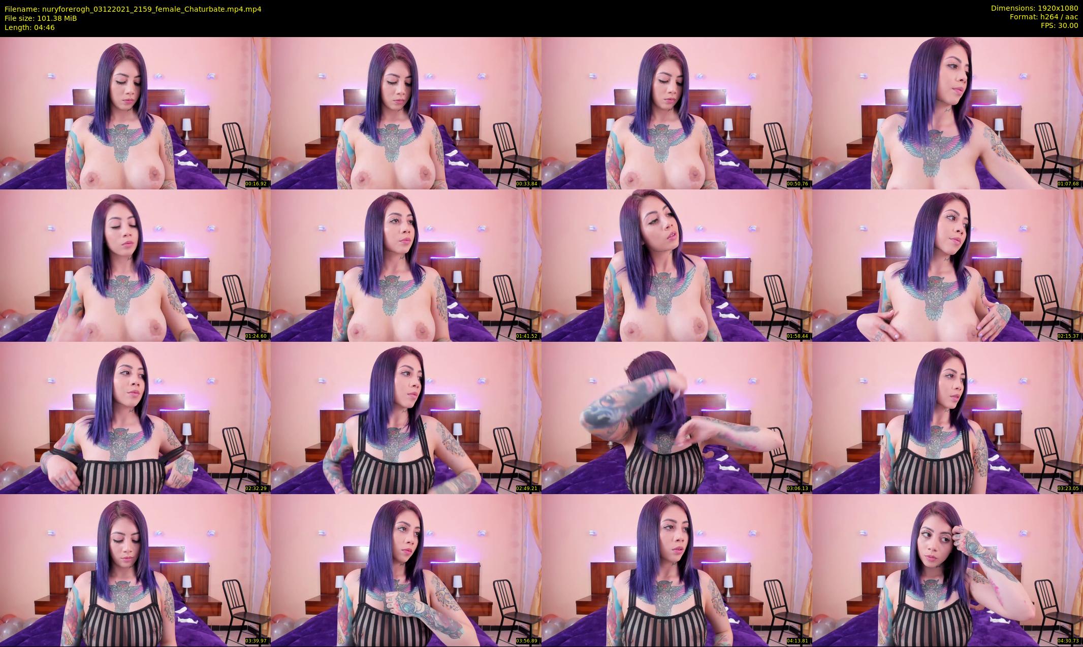 nuryforerogh — 5 minute Chaturbate female cam show recording, 1080p, Dec 3, 2021