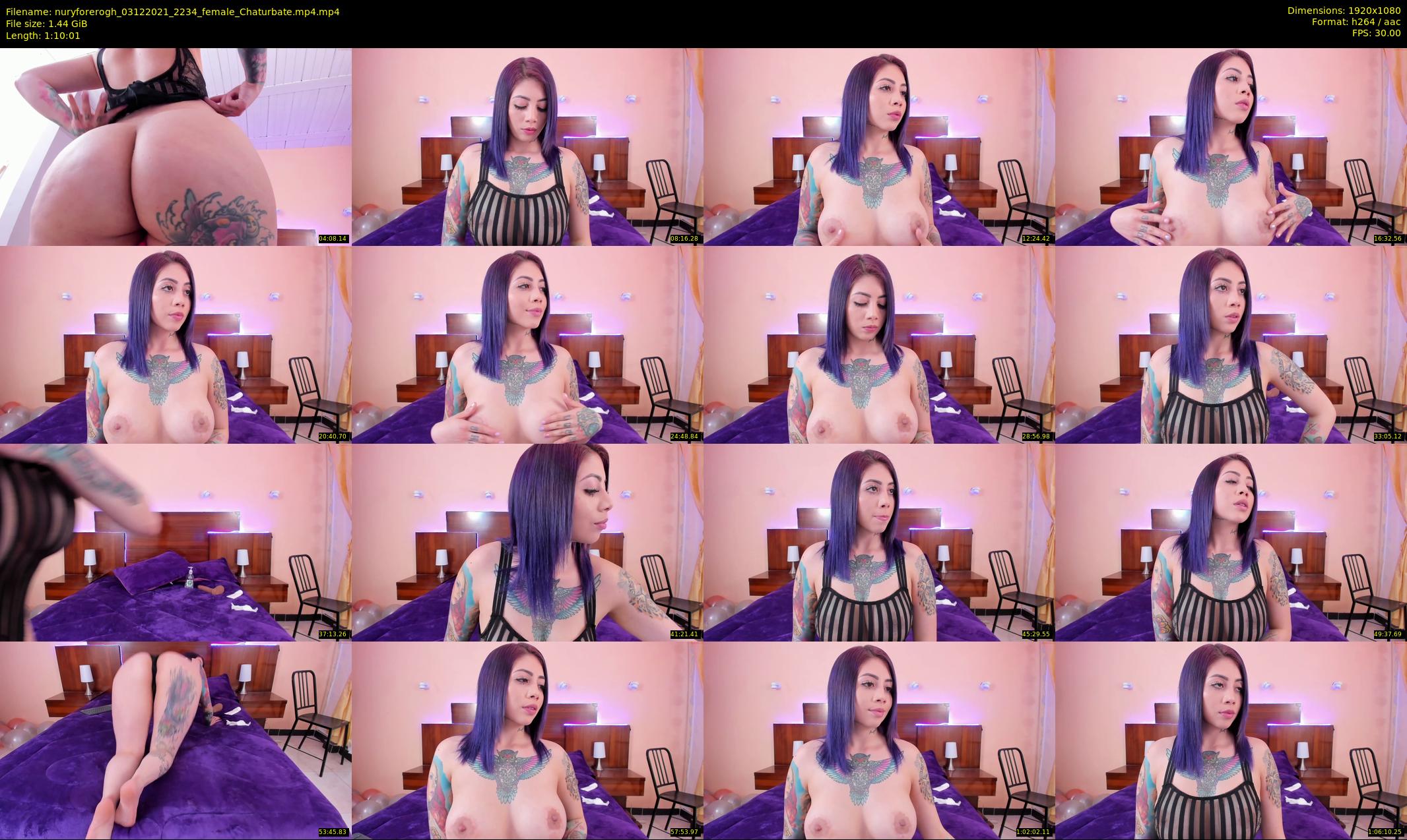nuryforerogh — 71 minute Chaturbate female cam show recording, 1080p, Dec 3, 2021