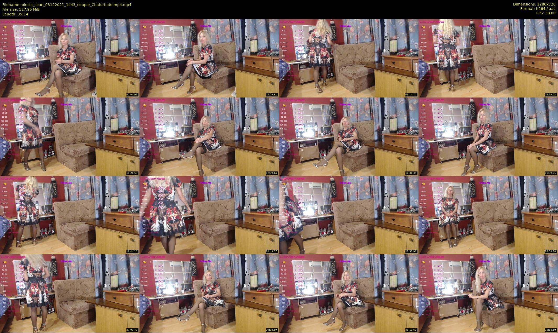 olesia_sean — 36 minute Chaturbate couple cam show recording, 720p, Dec 3, 2021