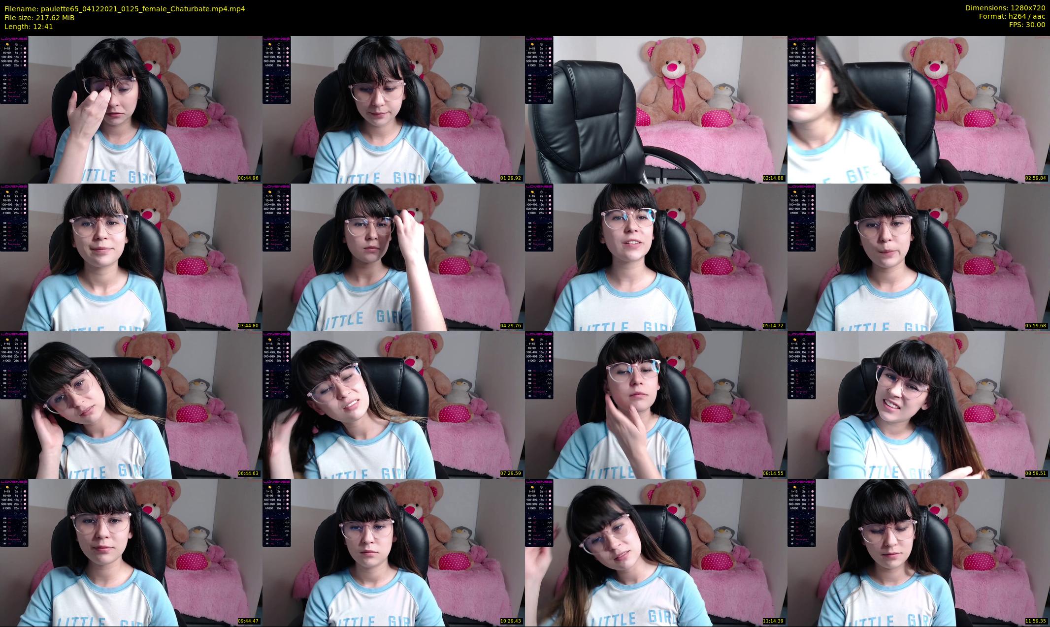 paulette65 — 13 minute Chaturbate female cam show recording, 720p, Dec 4, 2021