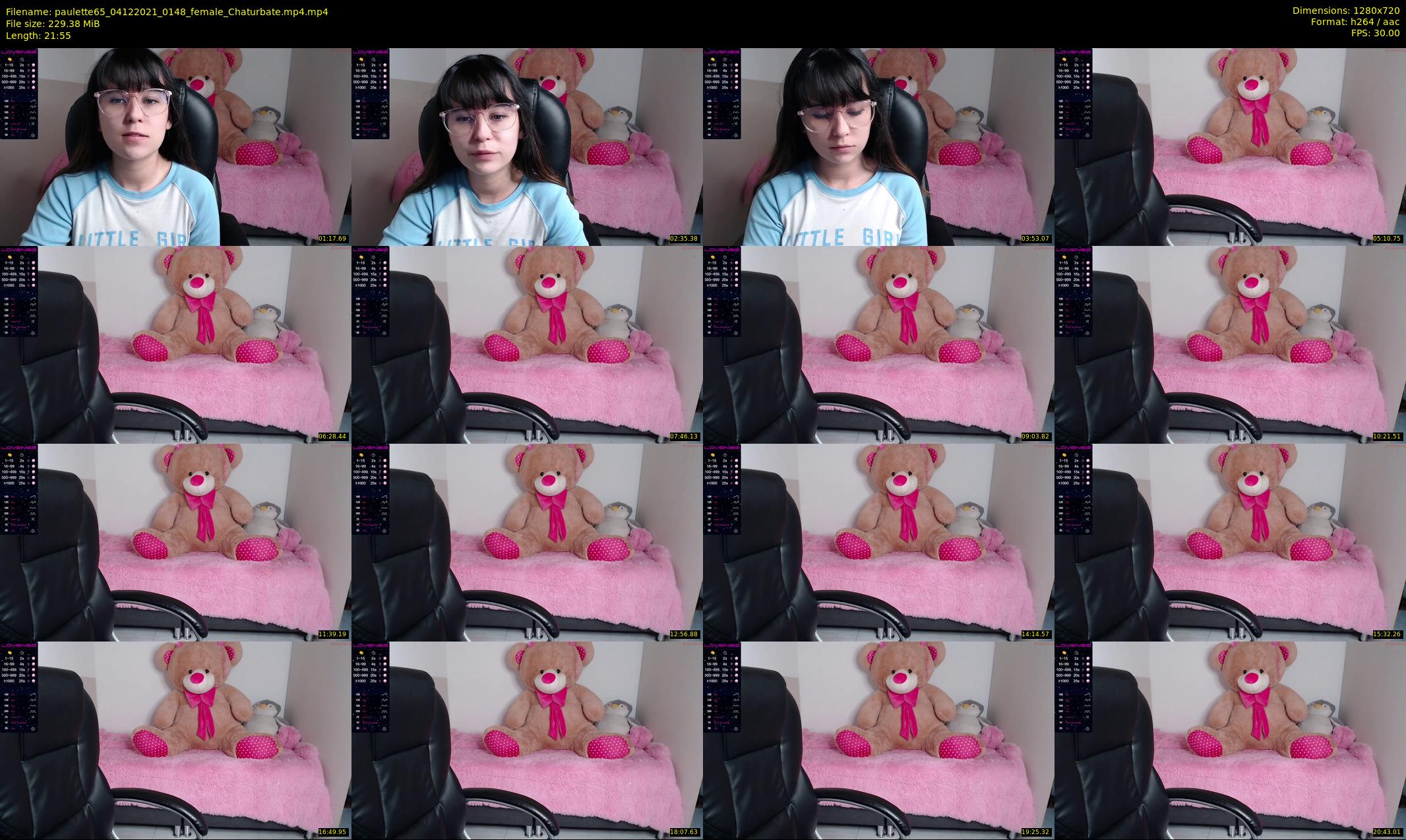 paulette65 — 22 minute Chaturbate female cam show recording, 720p, Dec 4, 2021
