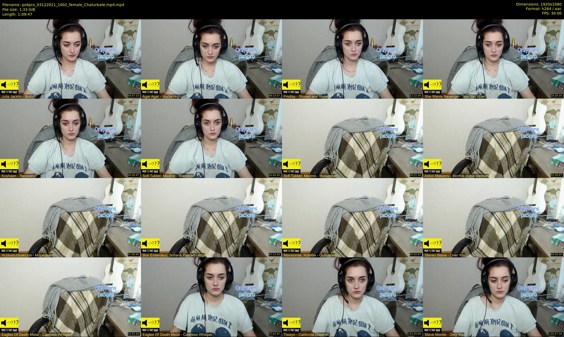 ps4pro — 70 minute Chaturbate female cam show recording, 1080p, Dec 3, 2021
