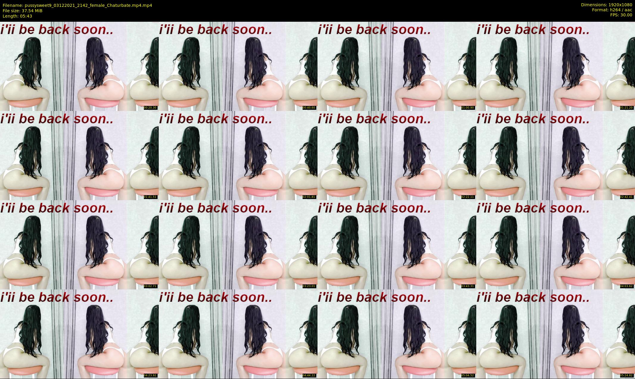 pussysweet9 — 6 minute Chaturbate female cam show recording, 1080p, Dec 3, 2021
