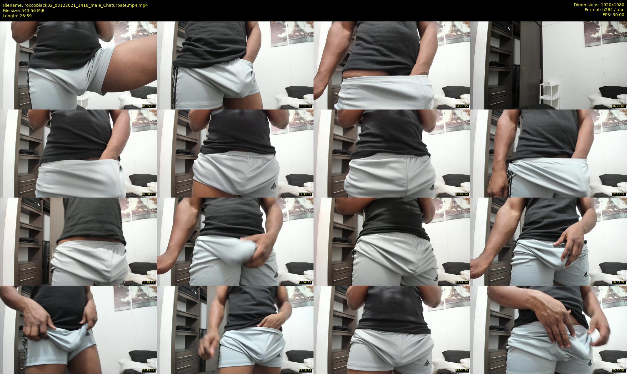 roccoblack02 — 27 minute Chaturbate male cam show recording, 1080p, Dec 3, 2021