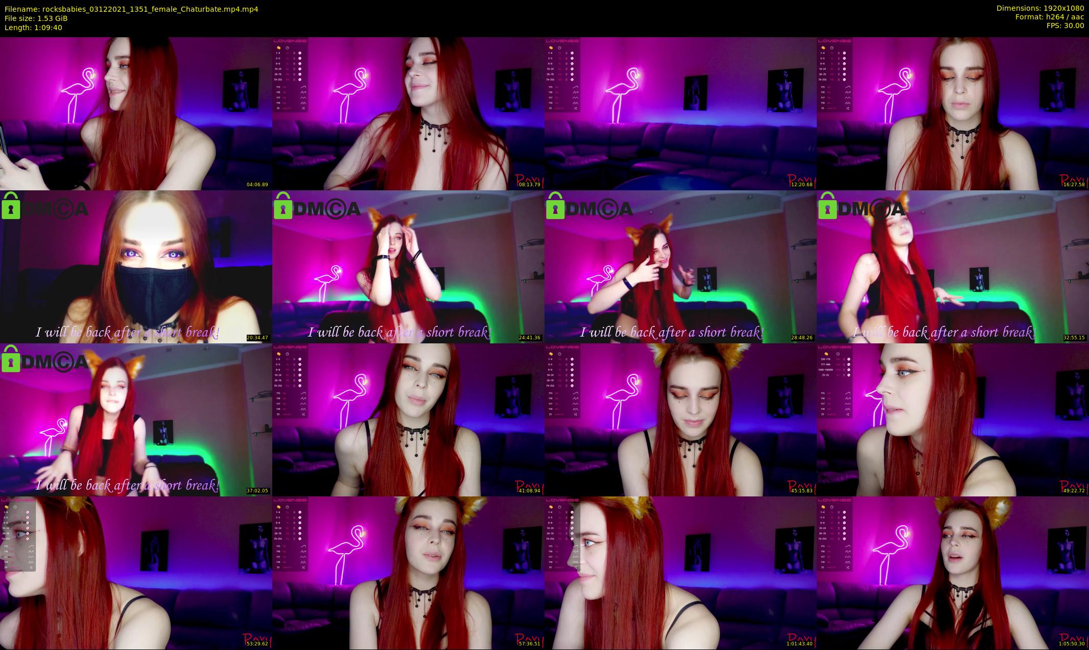 rocksbabies — 70 minute Chaturbate female cam show recording, 1080p, Dec 3, 2021