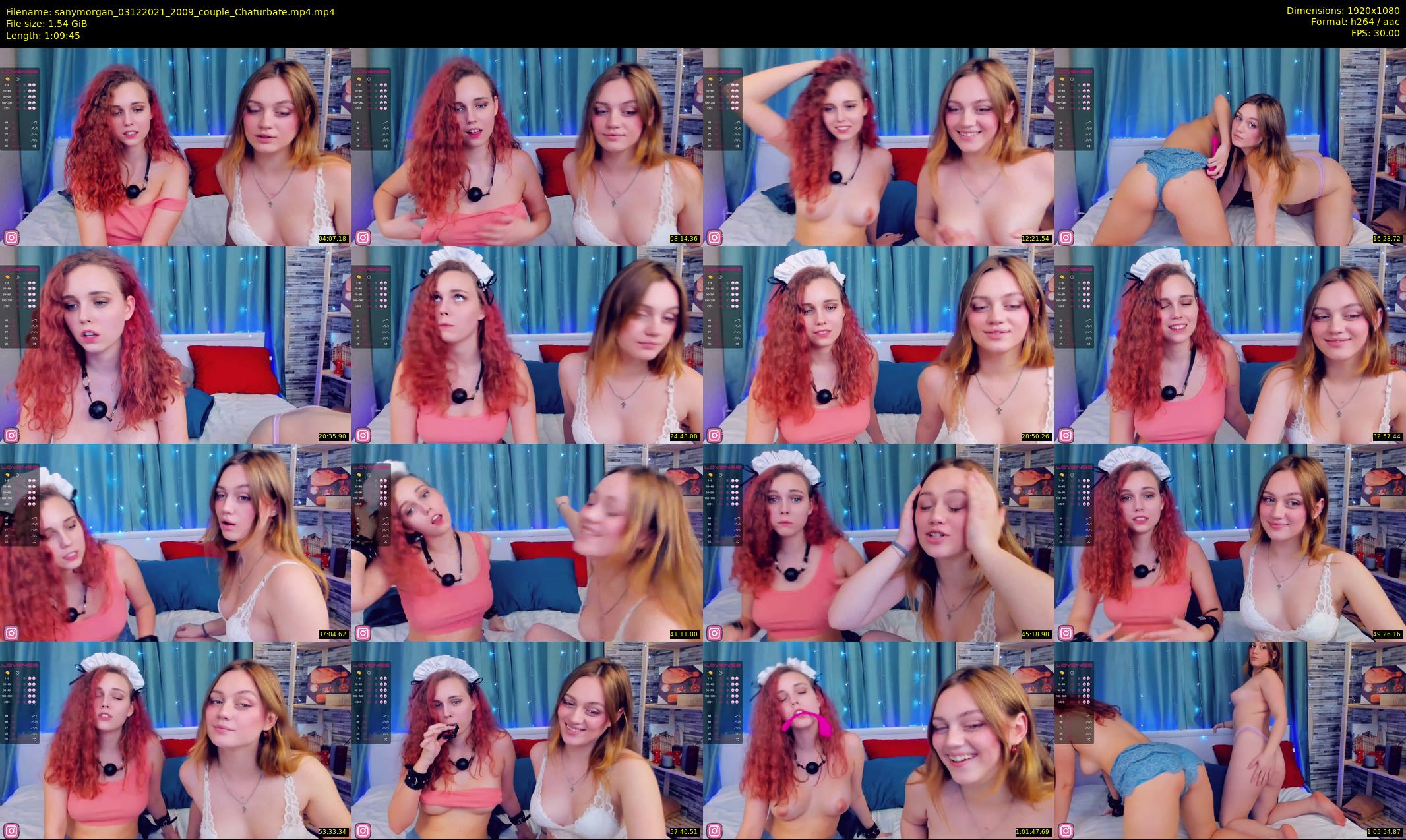 sanymorgan — 70 minute Chaturbate couple cam show recording, 1080p, Dec 3, 2021