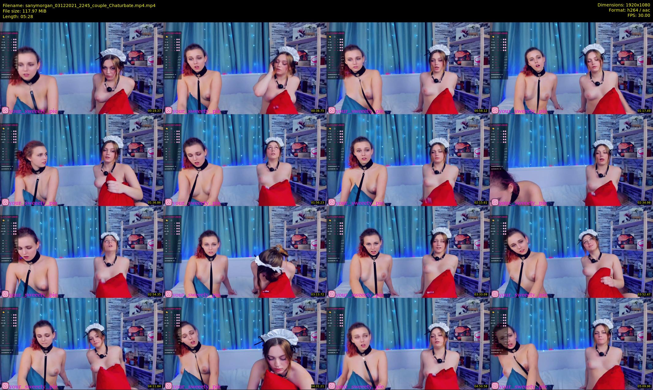 sanymorgan — 6 minute Chaturbate couple cam show recording, 1080p, Dec 3, 2021