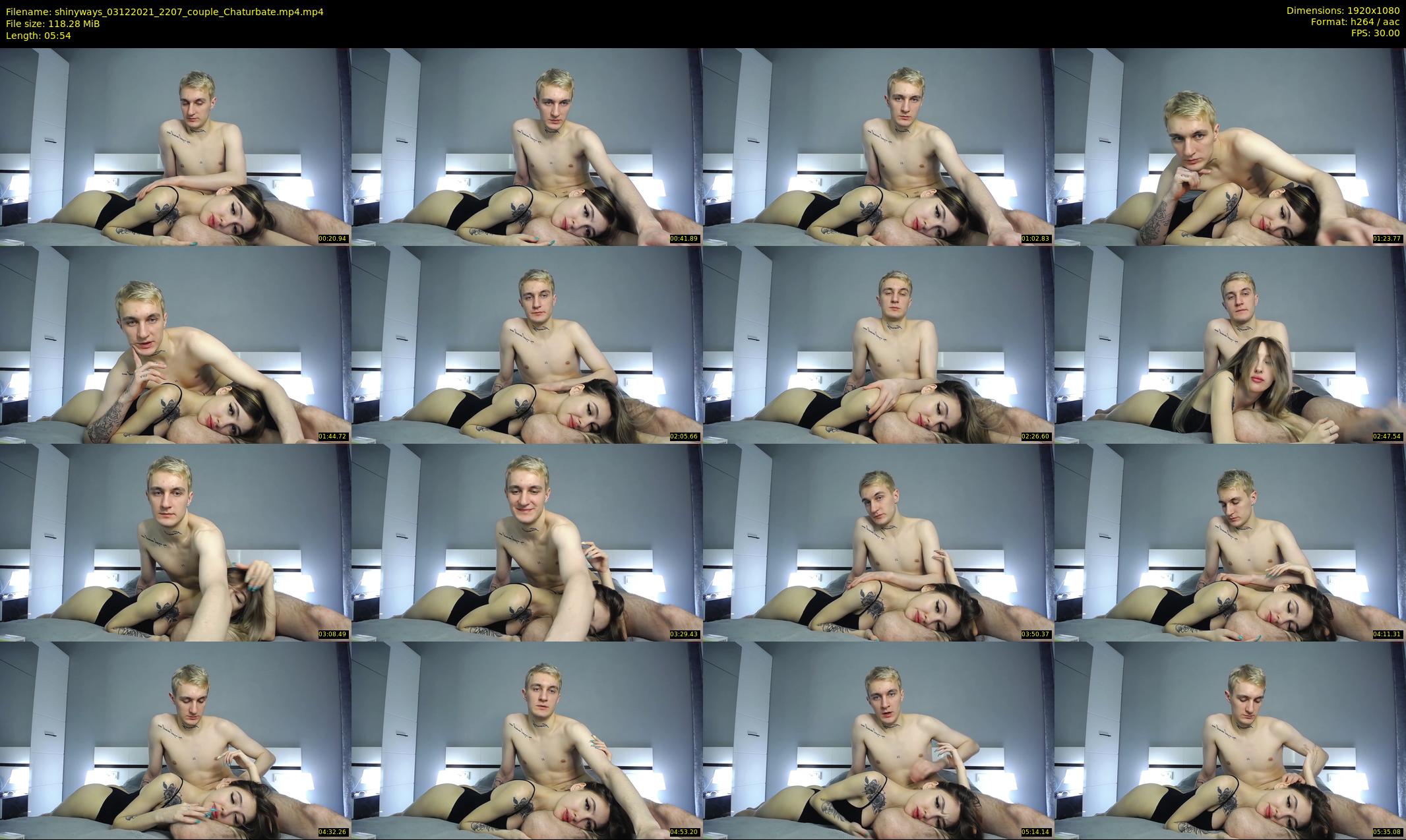 shinyways — 6 minute Chaturbate couple cam show recording, 1080p, Dec 3, 2021