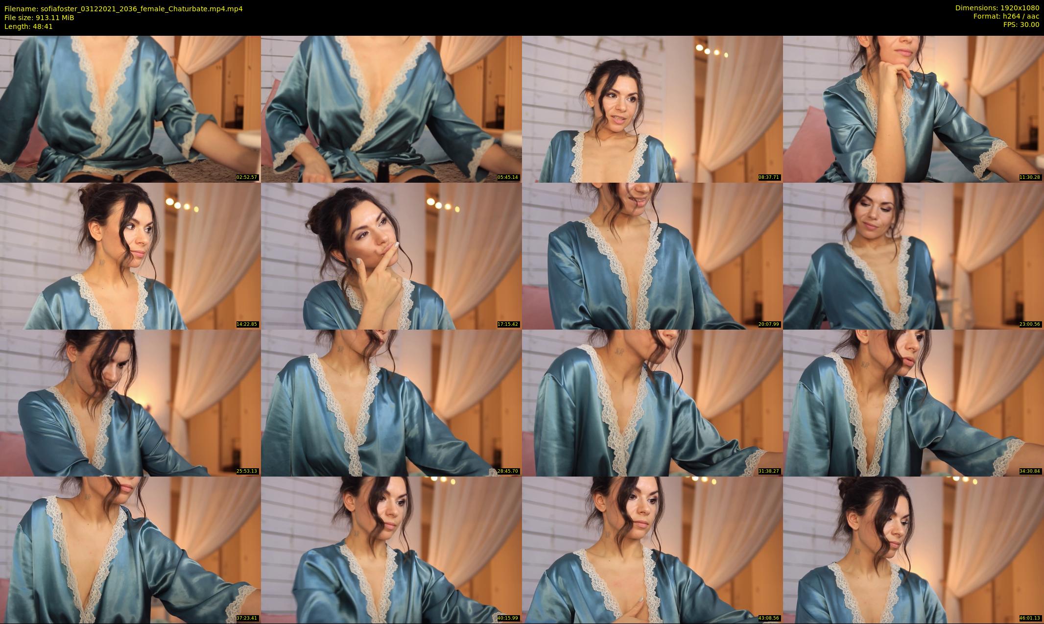 sofiafoster — 49 minute Chaturbate female cam show recording, 1080p, Dec 3, 2021