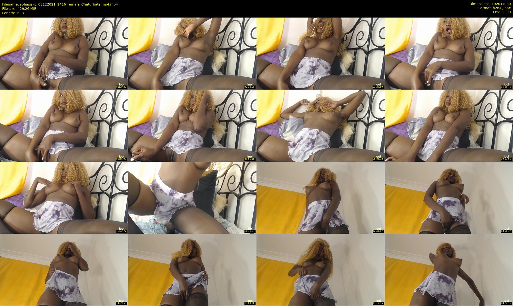 sofiasisko — 20 minute Chaturbate female cam show recording, 1080p, Dec 3, 2021