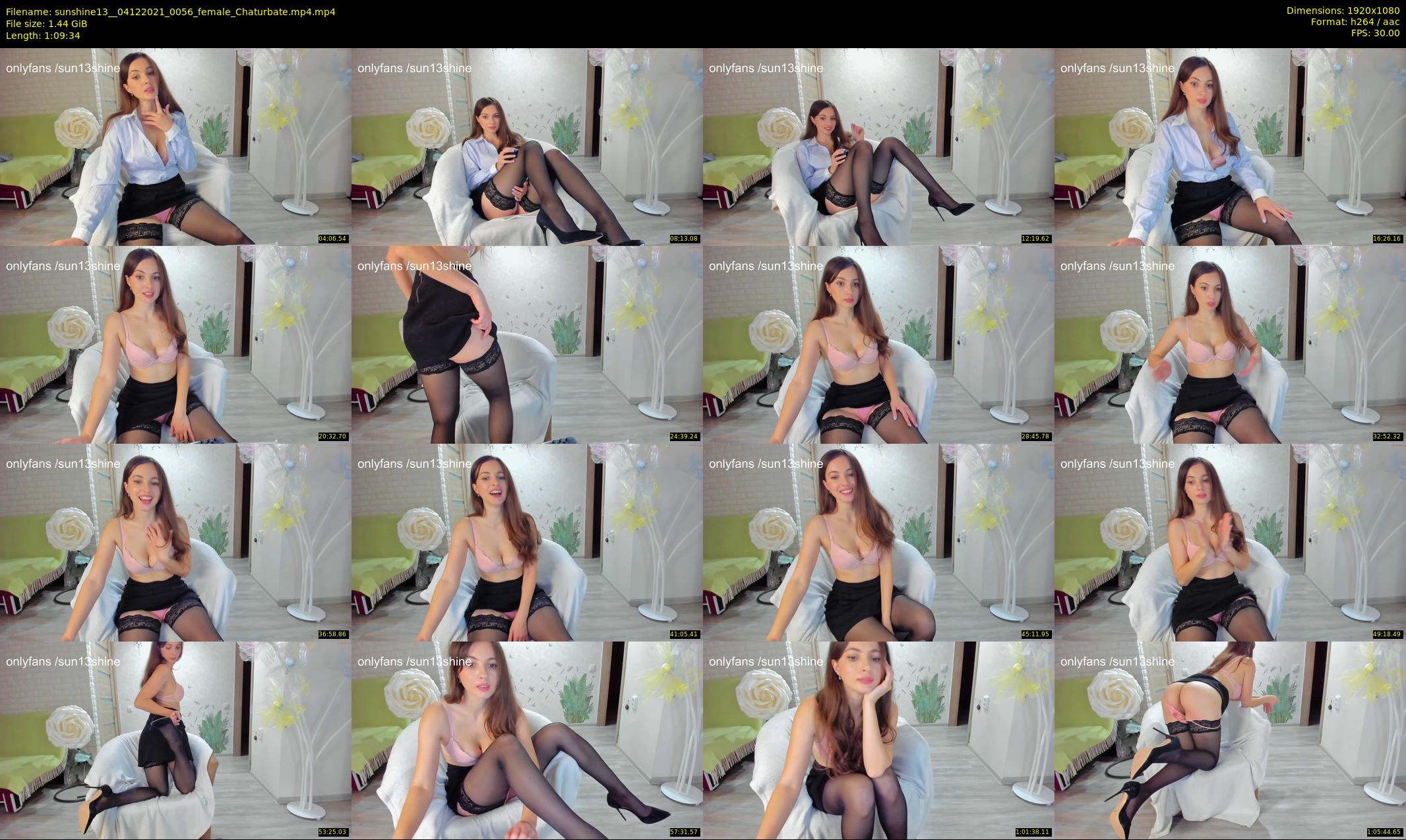 sunshine13_ — 70 minute Chaturbate female cam show recording, 1080p, Dec 4, 2021