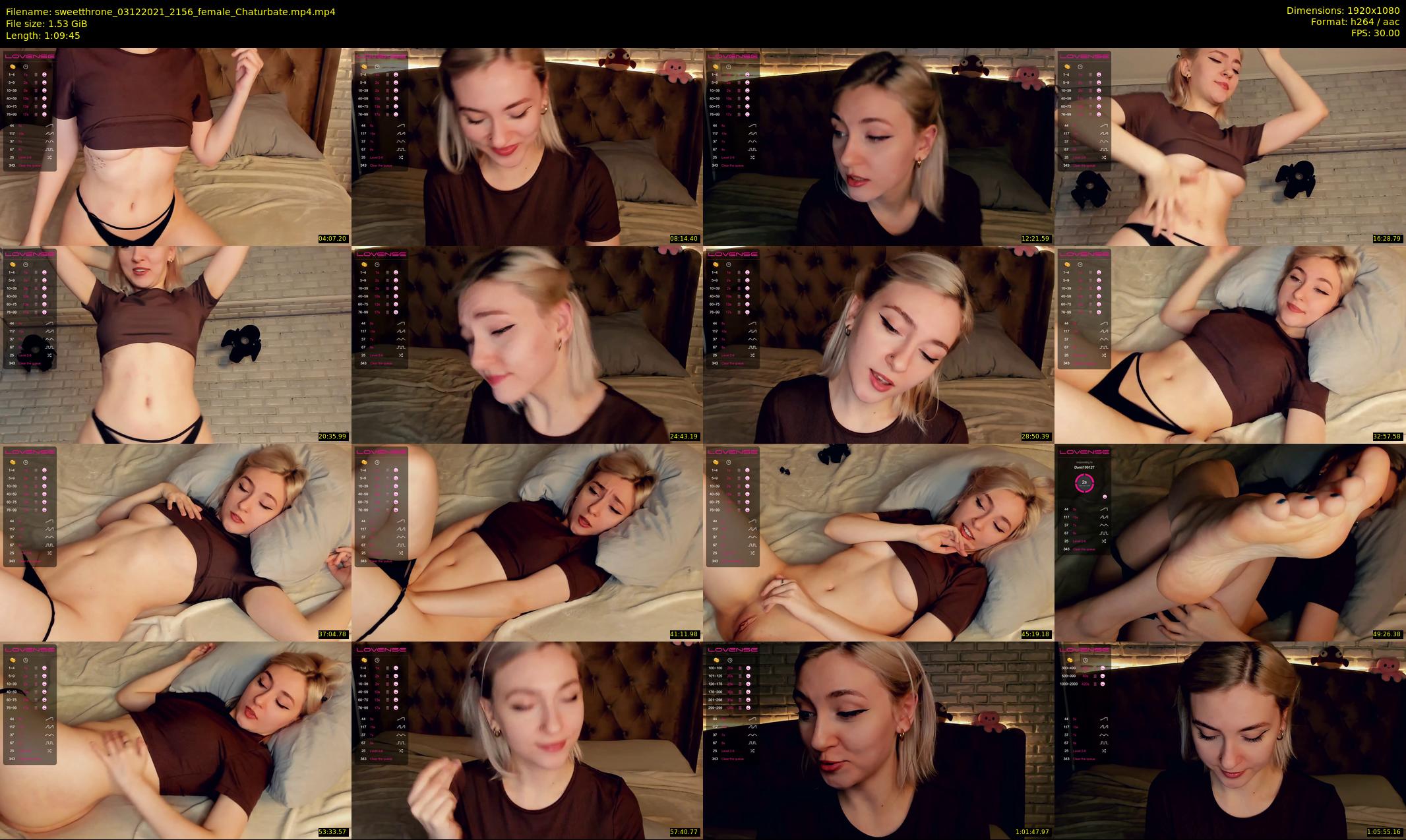 sweetthrone — 70 minute Chaturbate couple cam show recording, 1080p, Dec 3, 2021