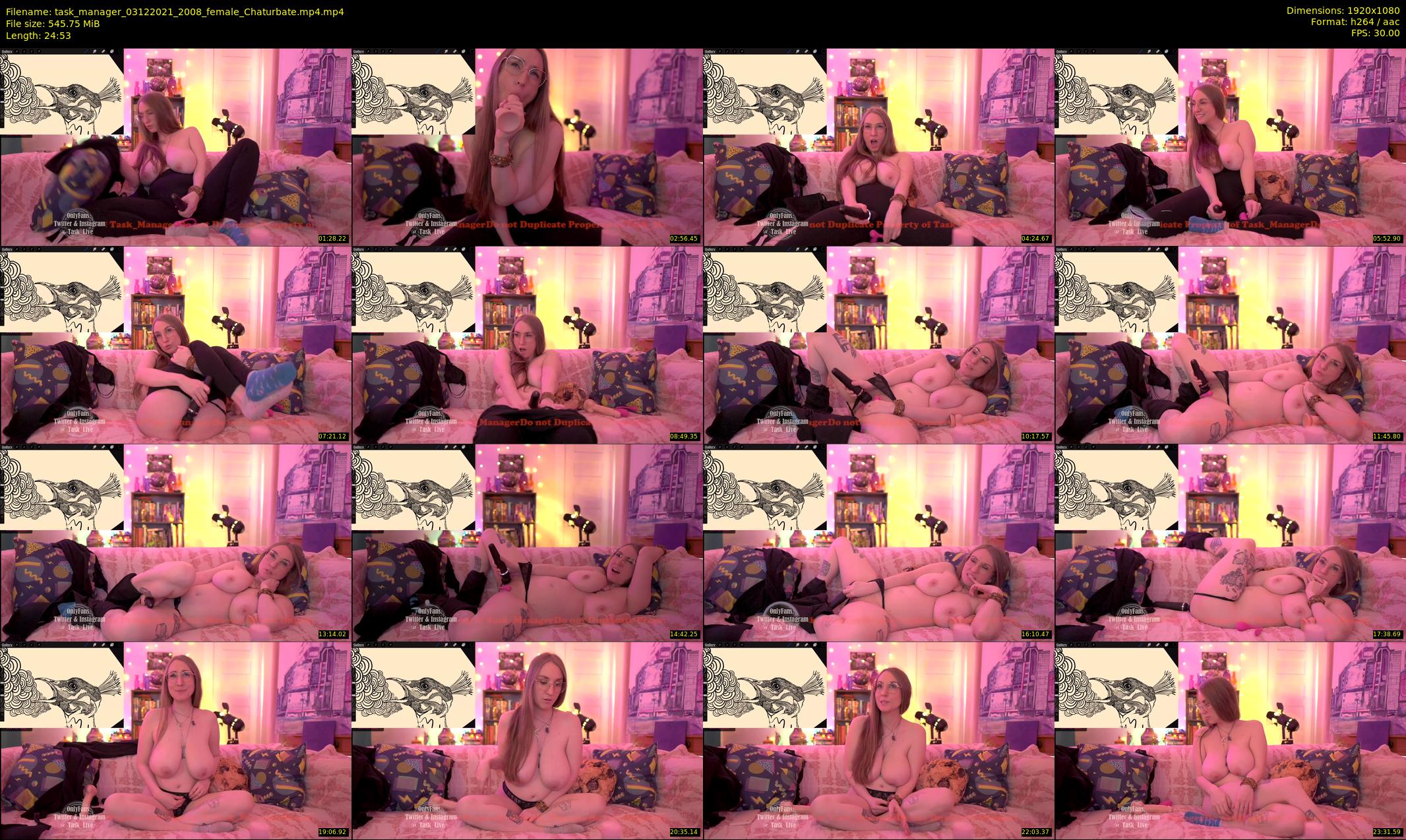 task_manager — 25 minute Chaturbate couple cam show recording, 1080p, Dec 3, 2021