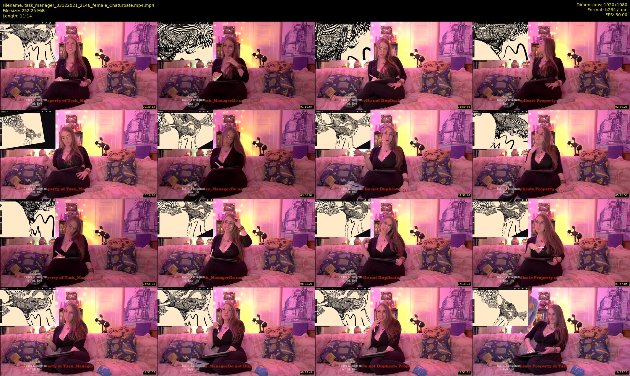 task_manager — 12 minute Chaturbate couple cam show recording, 1080p, Dec 3, 2021