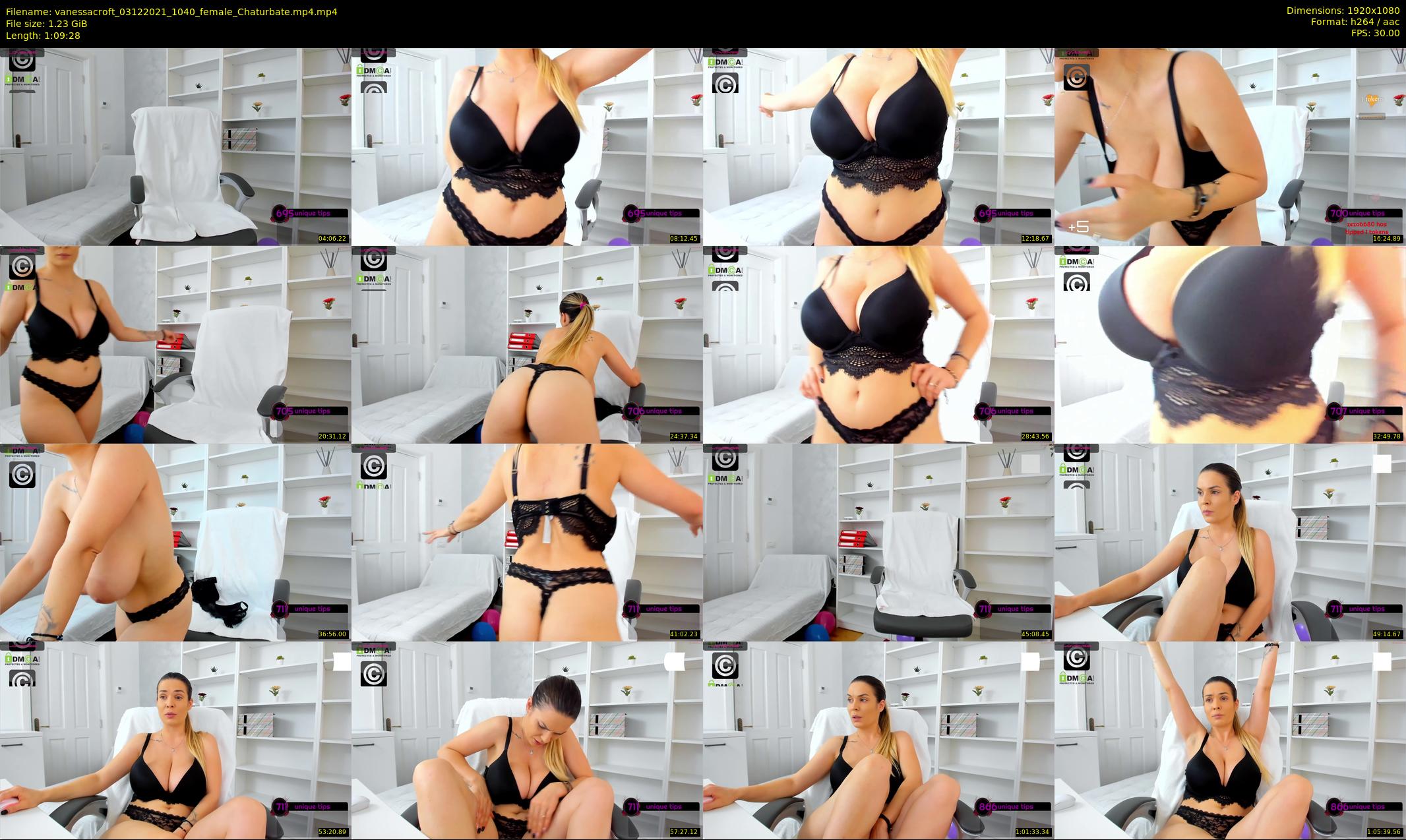 vanessacroft — 70 minute Chaturbate female cam show recording, 1080p, Dec 3, 2021