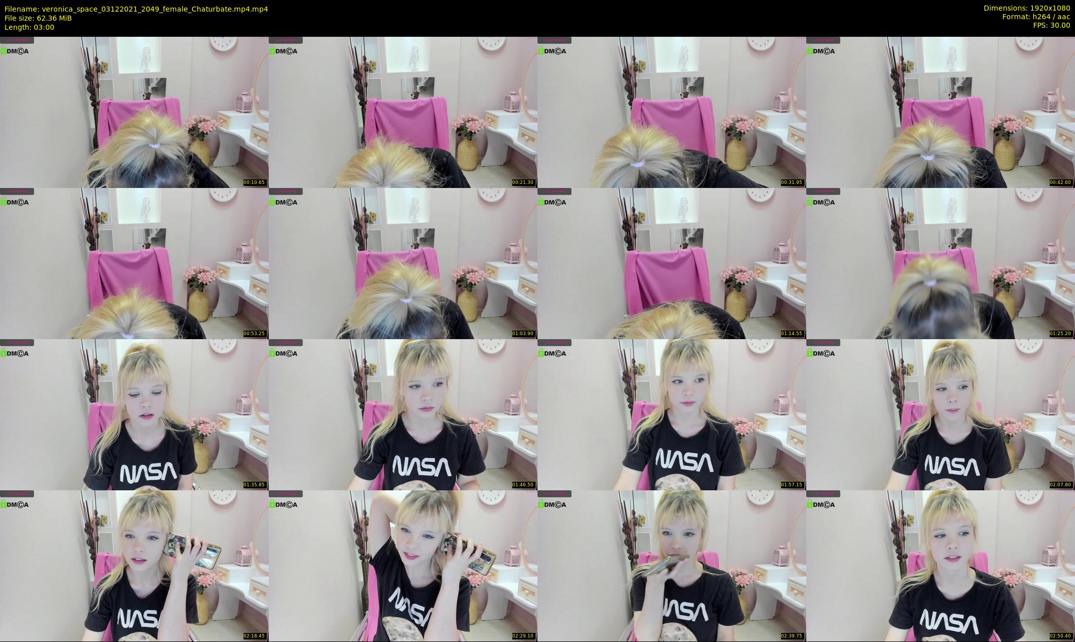 veronica_space — 3 minute Chaturbate female cam show recording, 1080p, Dec 3, 2021