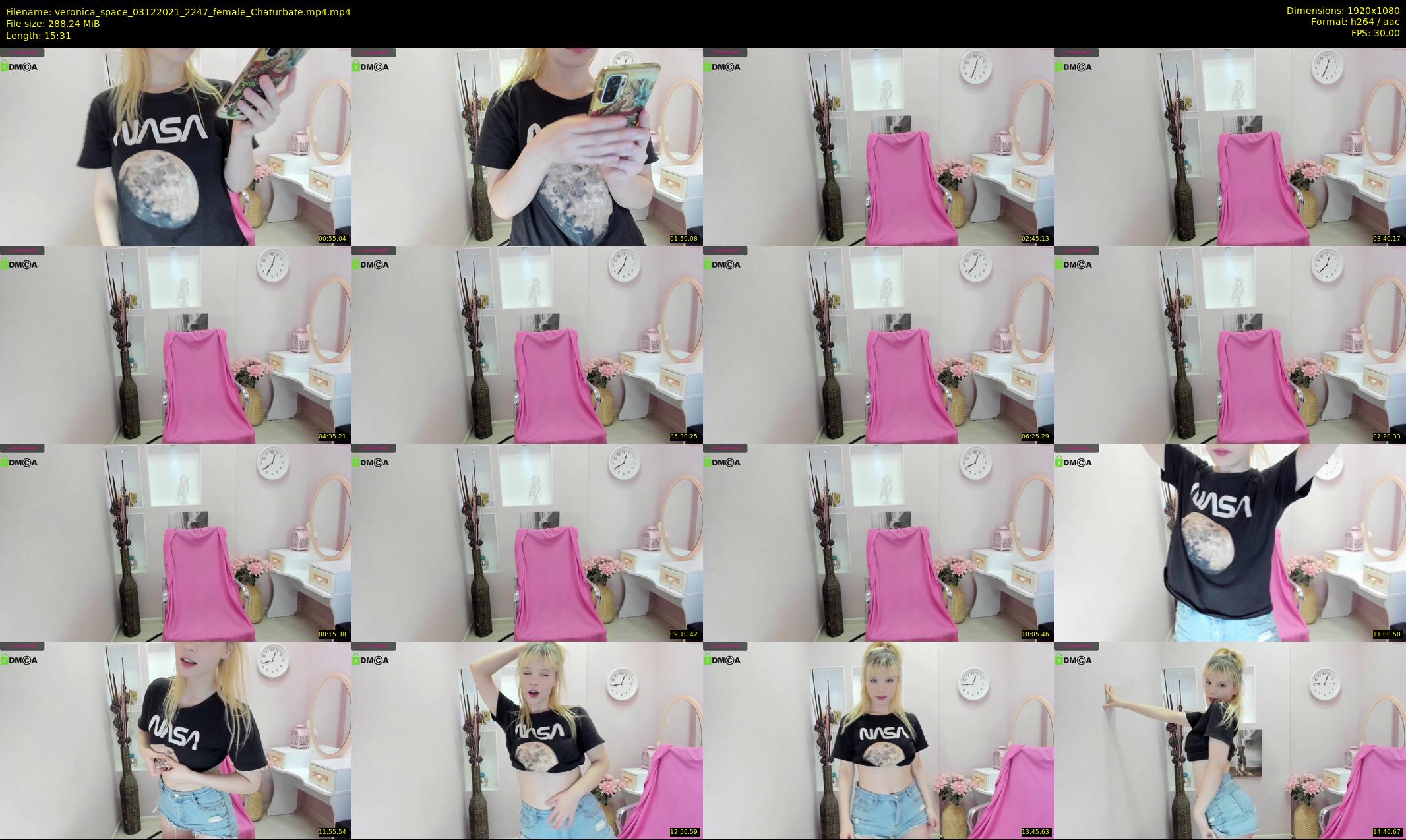 veronica_space — 16 minute Chaturbate female cam show recording, 1080p, Dec 3, 2021