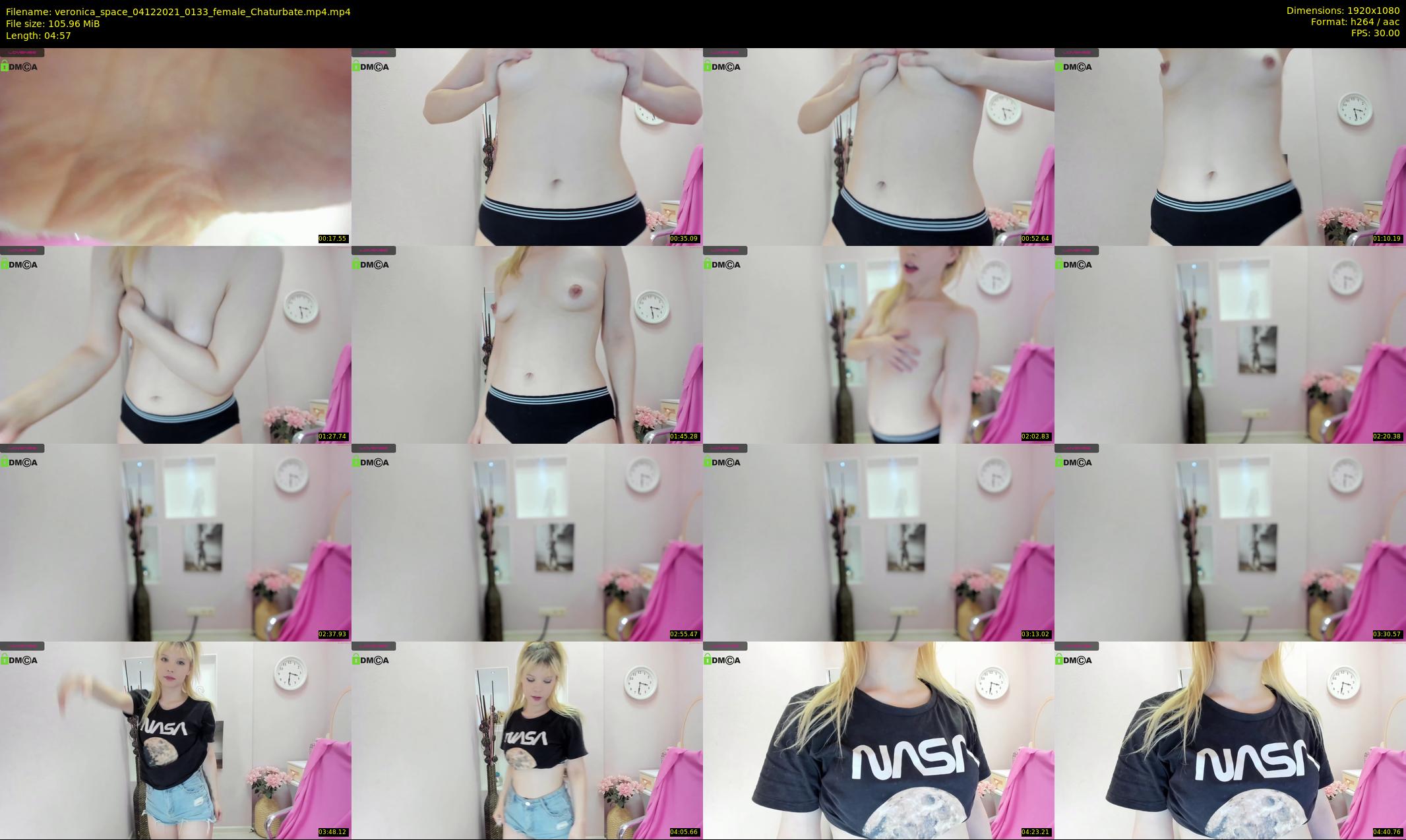 veronica_space — 5 minute Chaturbate female cam show recording, 1080p, Dec 4, 2021