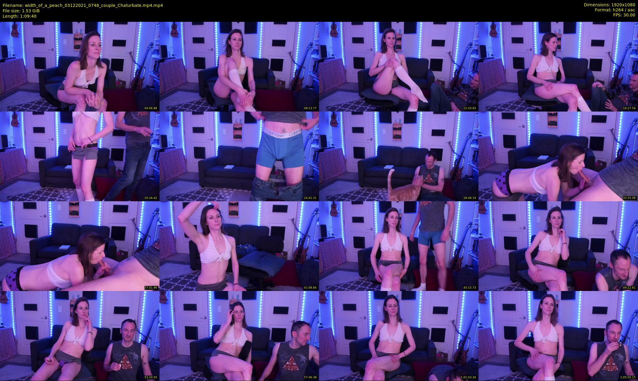 width_of_a_peach — 70 minute Chaturbate couple cam show recording, 1080p, Dec 3, 2021