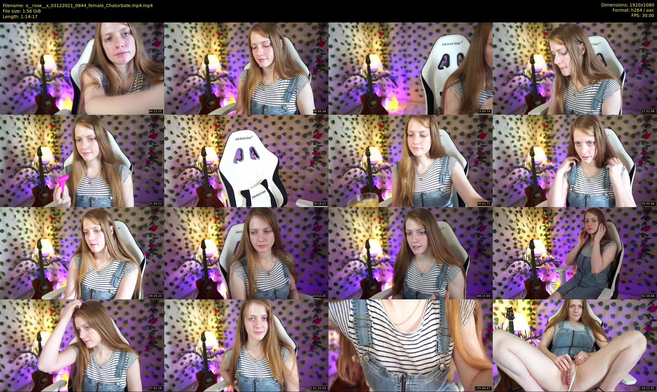 x__rose__x — 75 minute Chaturbate female cam show recording, 1080p, Dec 3, 2021