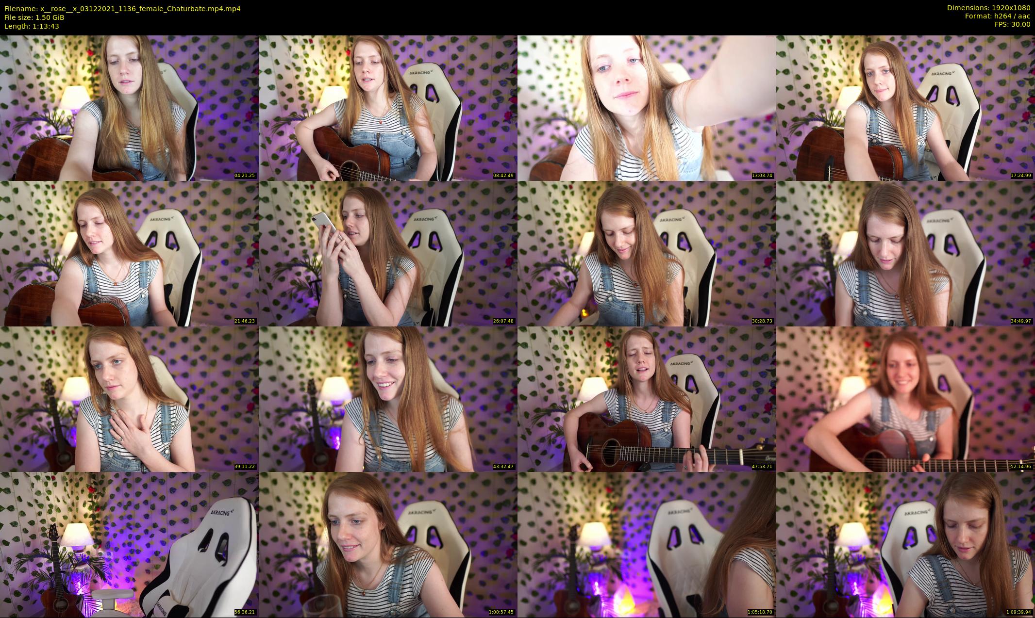 x__rose__x — 74 minute Chaturbate female cam show recording, 1080p, Dec 3, 2021