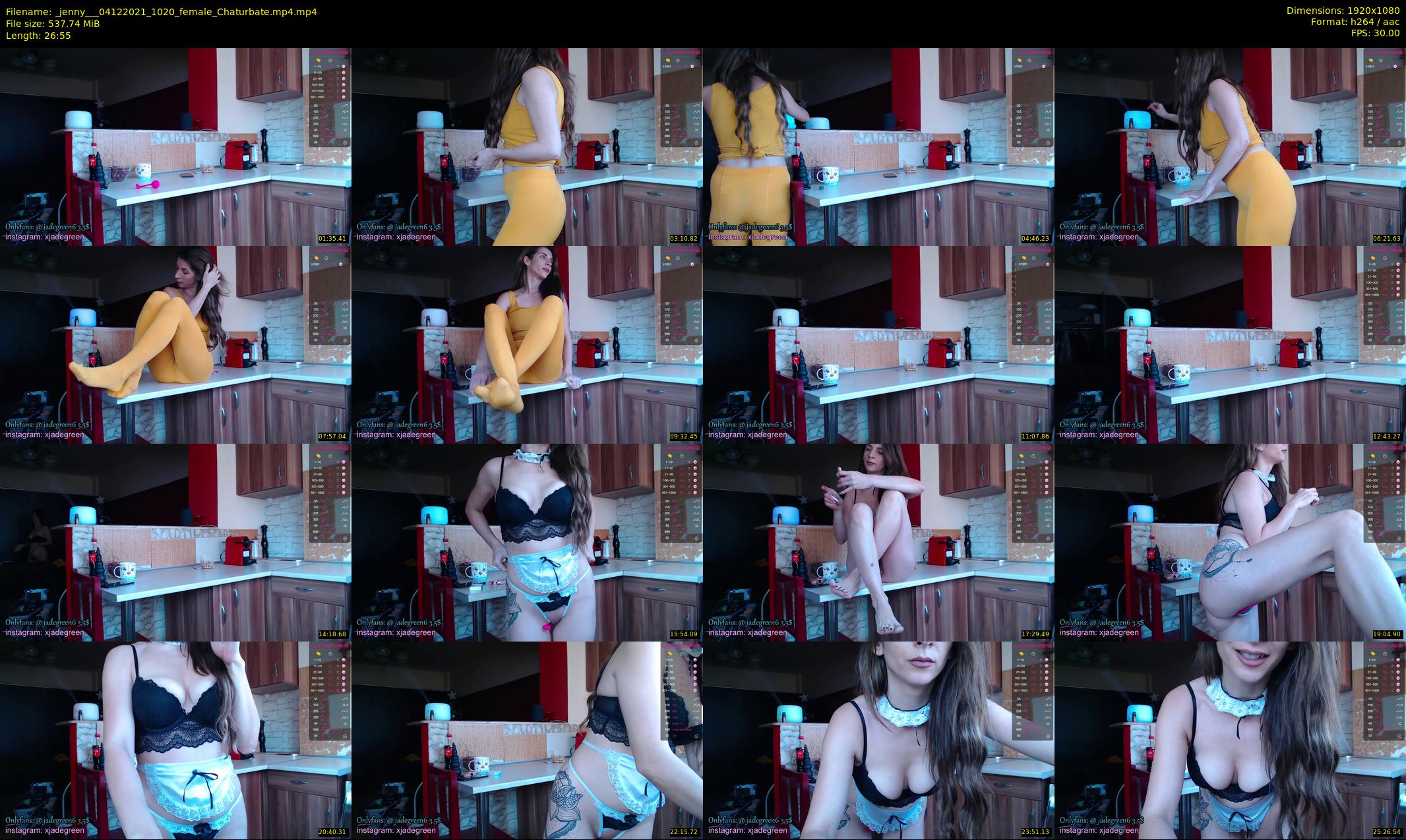 _jenny__ — 27 minute Chaturbate female cam show recording, 1080p, Dec 4, 2021