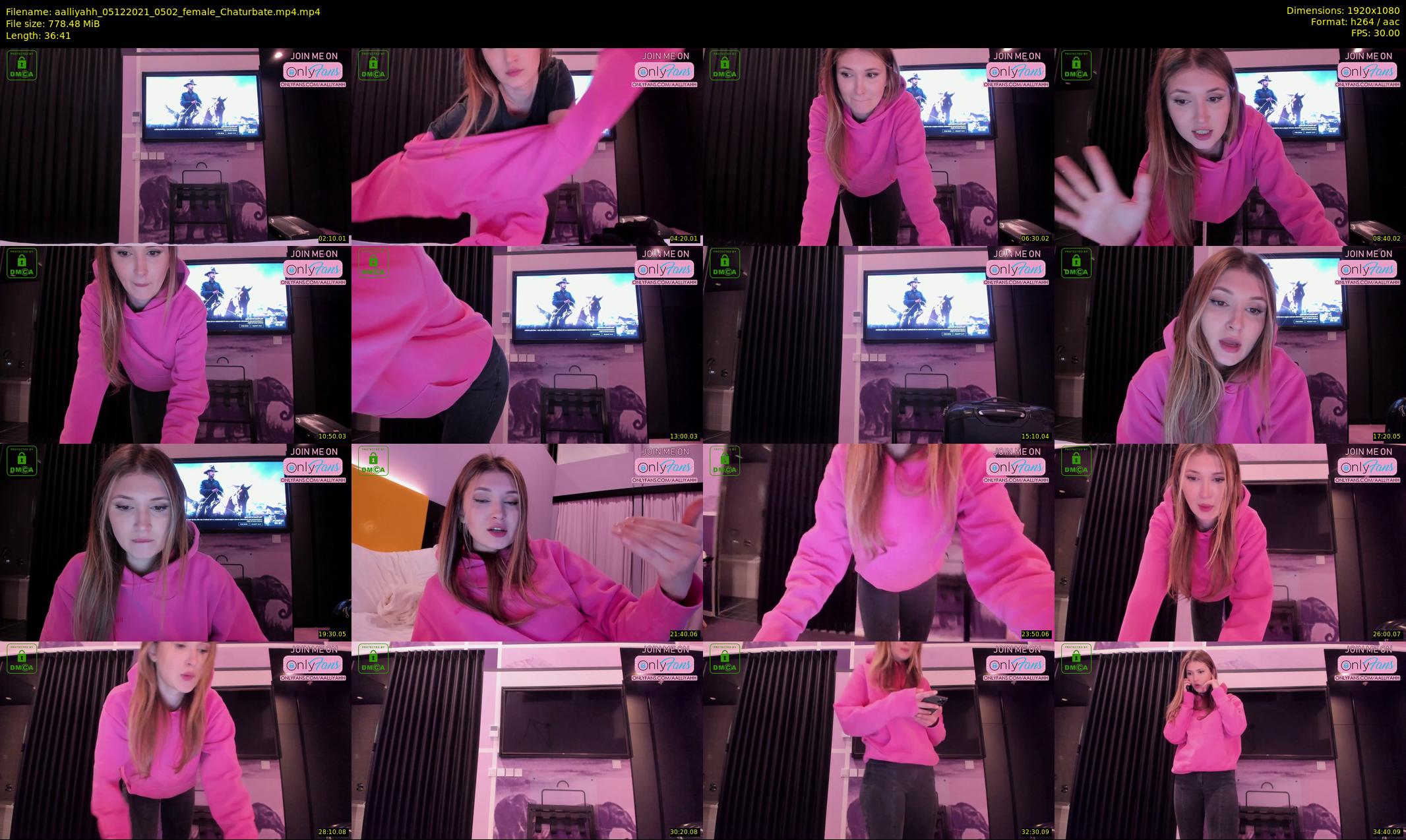 aalliyahh — 37 minute Chaturbate female cam show recording, 1080p, Dec 5, 2021