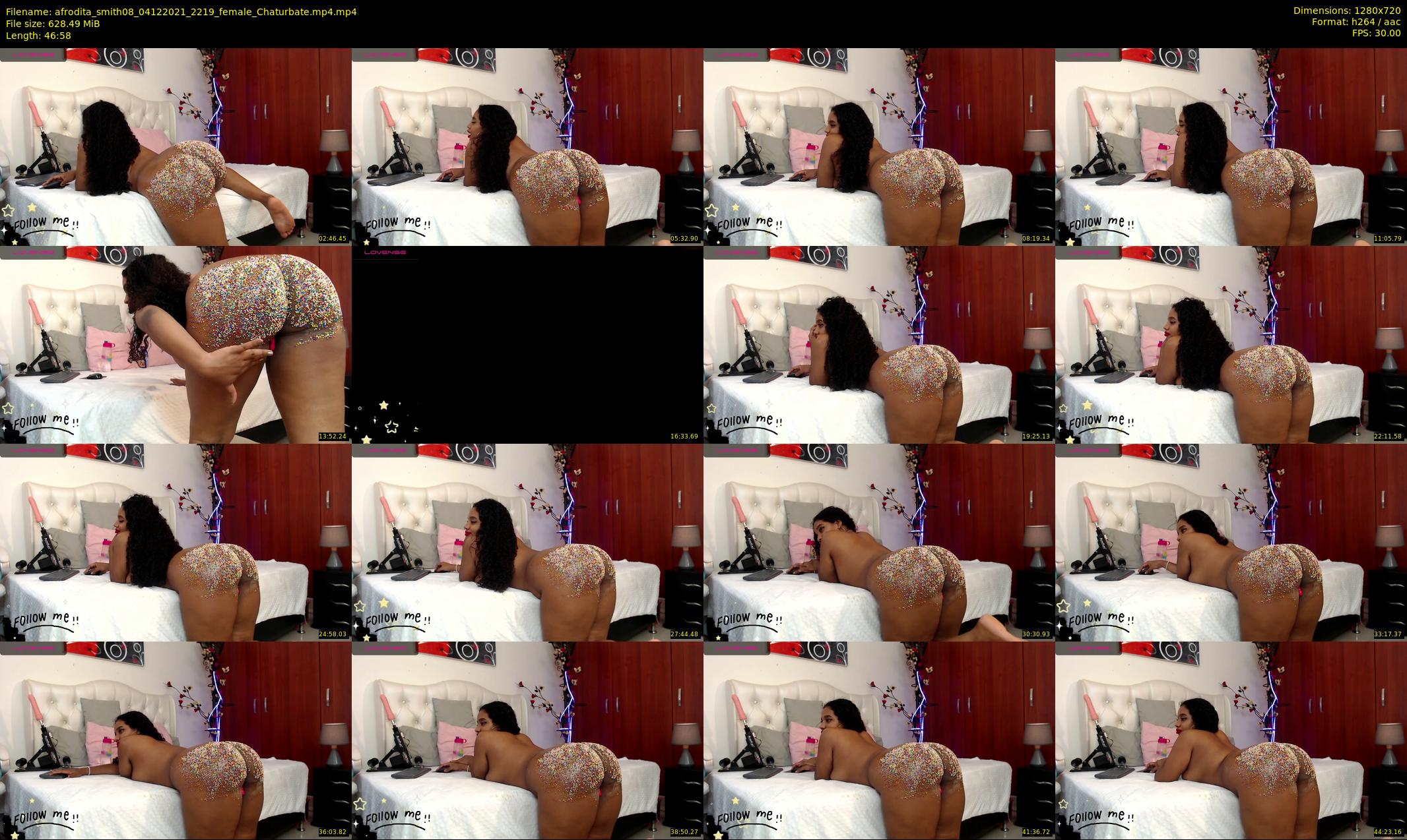 afrodita_smith08 — 47 minute Chaturbate female cam show recording, 720p, Dec 4, 2021
